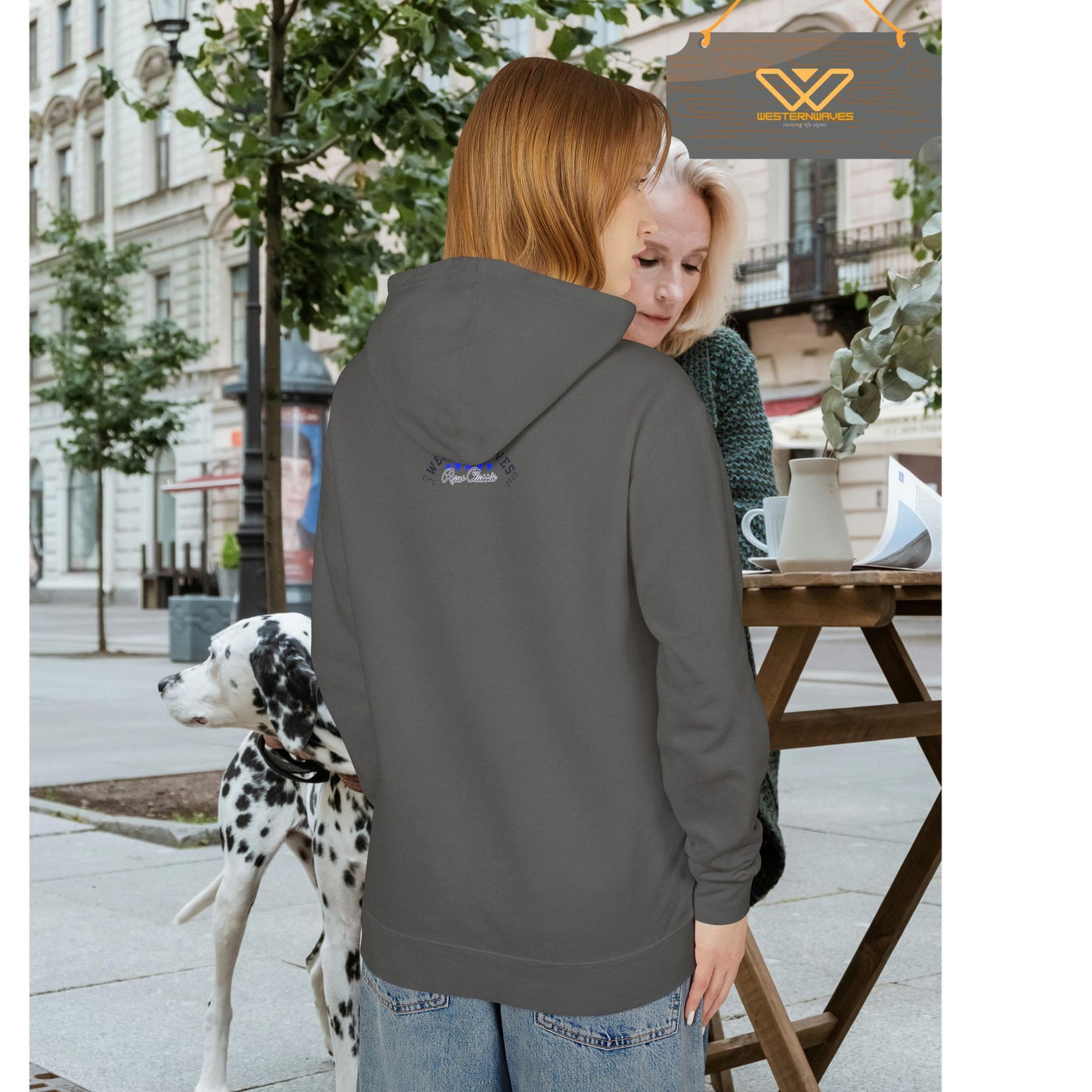 Unisex Lightweight Hooded Sweatshirt – N2+ Series USLWHSS PT2WW023_ Limited Edition Crafted Comfort by WesternWaves: