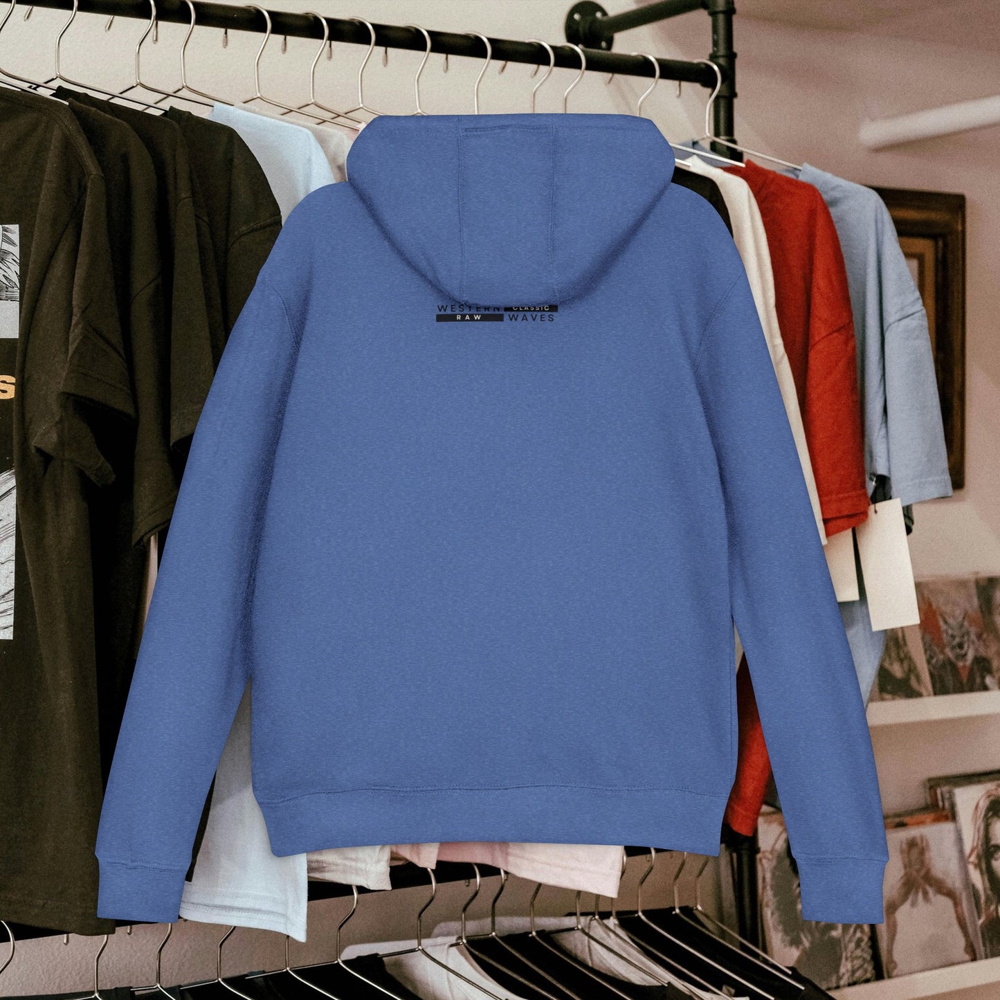 Unisex French Terry hoodie_ N8* Series USFTH PT2WW001_ Limited Edition Everyday Comfort by WesternWaves: