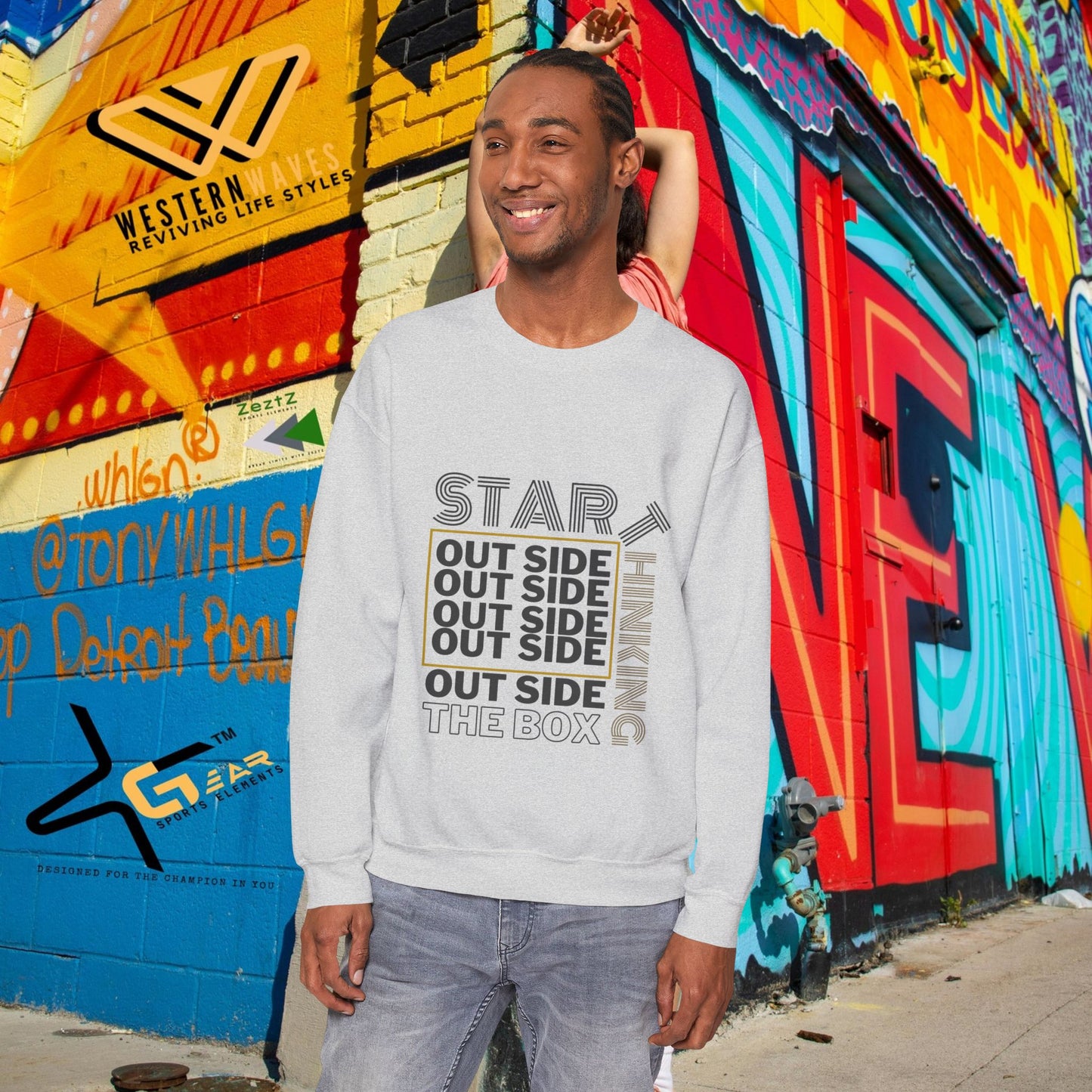 Seasonal Seller Sweatshirt: Unisex_ N3+ Series SSSS PT2WW002_ Limited Edition Seasonal Offer by WesternWaves: