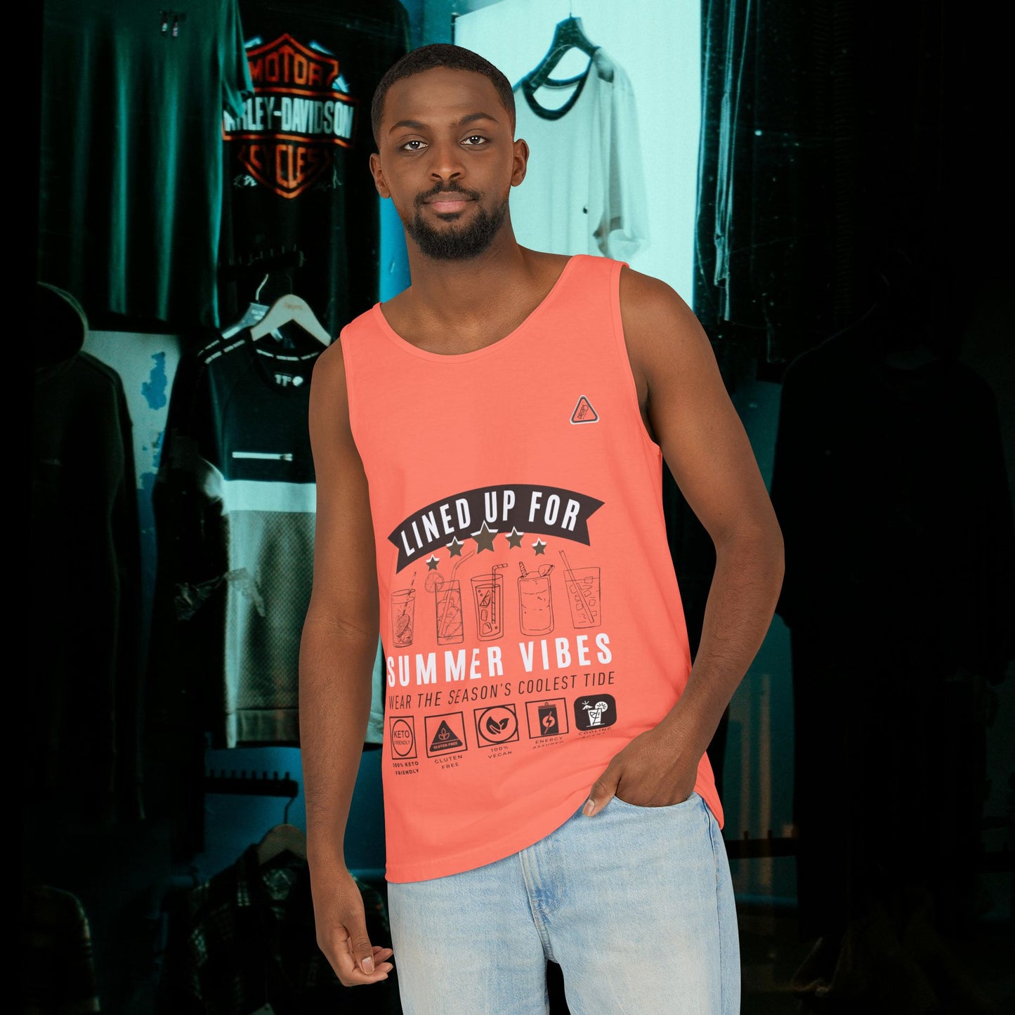 Unisex Garment-Dyed Tank Top_ Series N7* USDYEDTTOPS PT2WW001_ Limited Edition by WesternWaves: