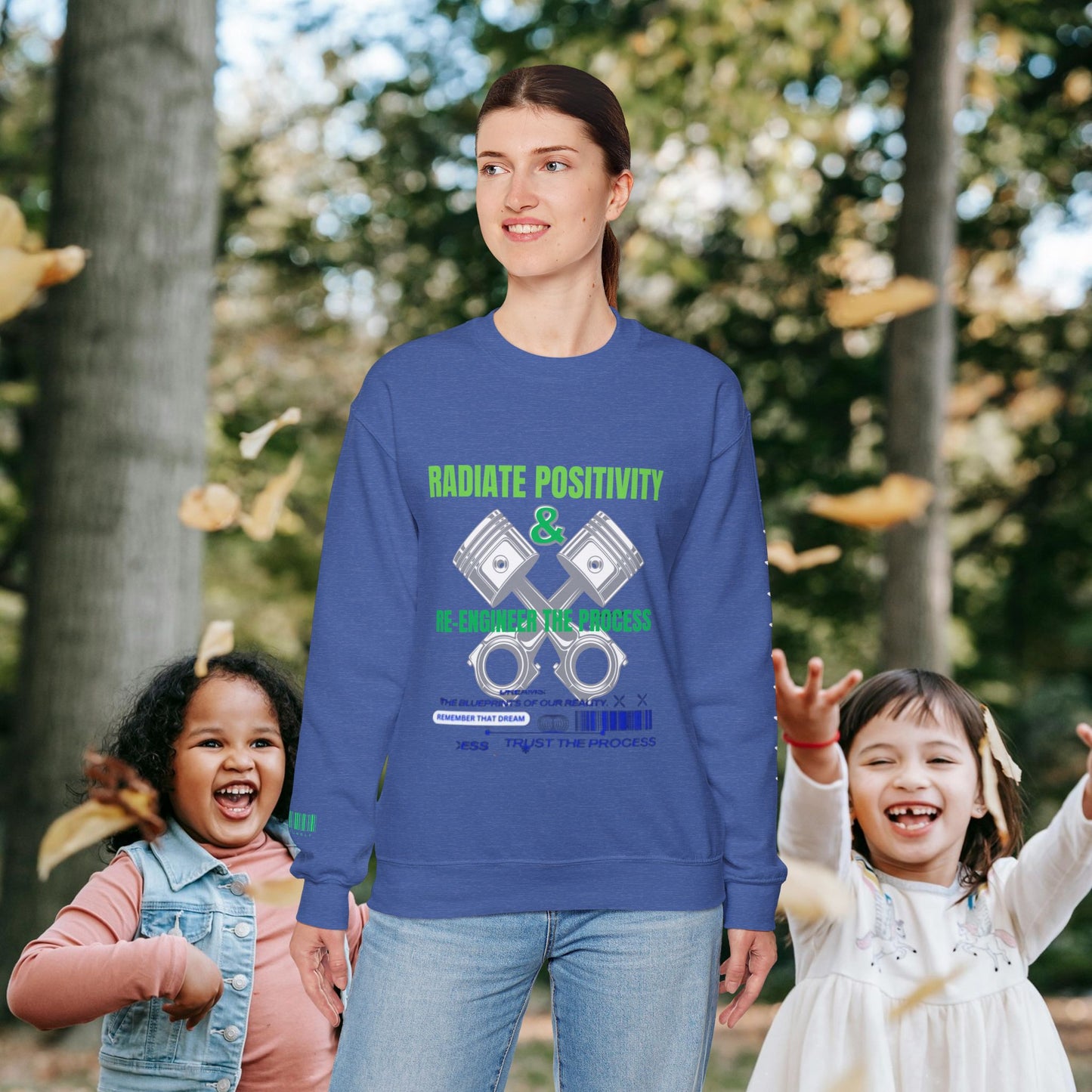 Unisex Heavy Blend™ Crewneck Sweatshirt_ N3+ Series UHBCSS PT2WW006_ Limited Edition Pure Luxury By WesternWaves: