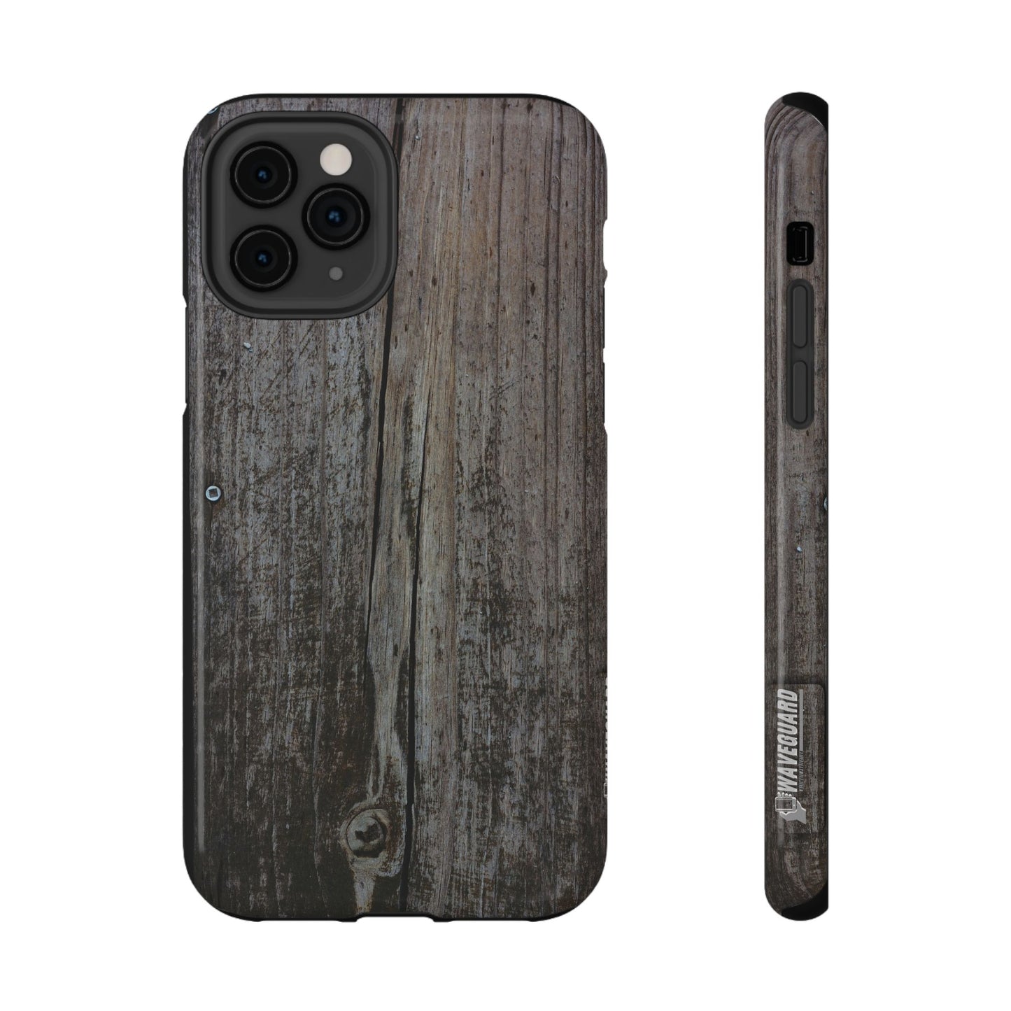 Impact-Resistant Tough Cases_ iPhone Case_ Series N8+ TCPCASE PT2WW006_ Limited Edition Wooden Grain Phone Case for iPhones by WesternWaves: