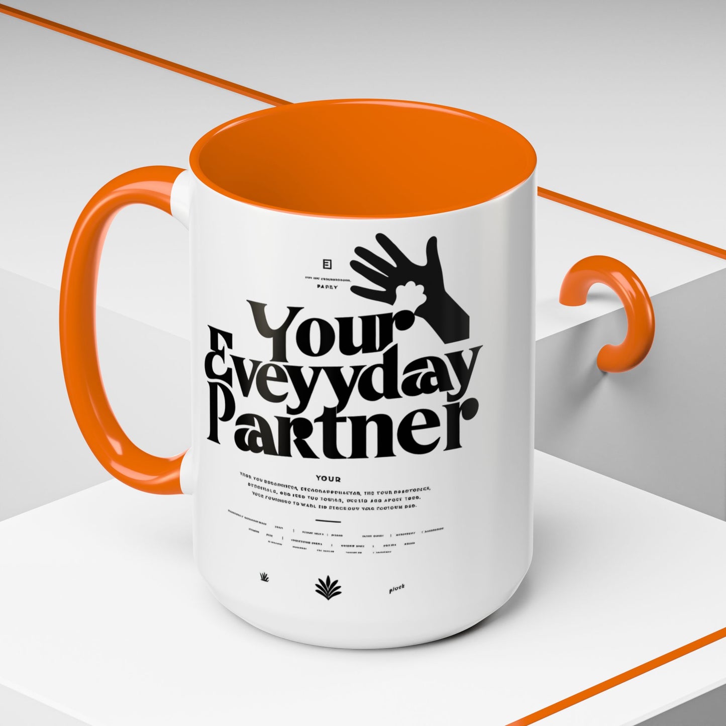 Accent Coffee Mug 11oz, 15oz_ N3* Series ACM11OZ PT2WW023_ Limited Edition Perfect Blend of Style by WesternWaves: