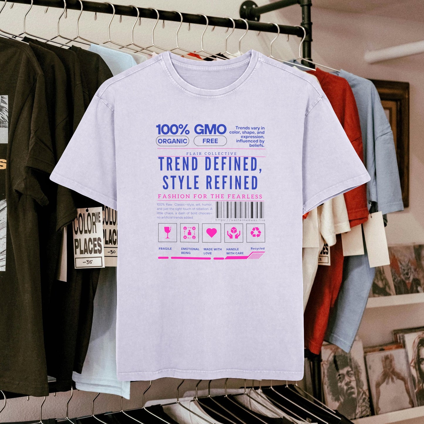 Men's Acid Washed Heavy Oversize Tee_ N3+ Series MAWHOSIZEDTEE PT2WW001_ Limited Edition Irresistible Cool Stuff by WesternWaves: