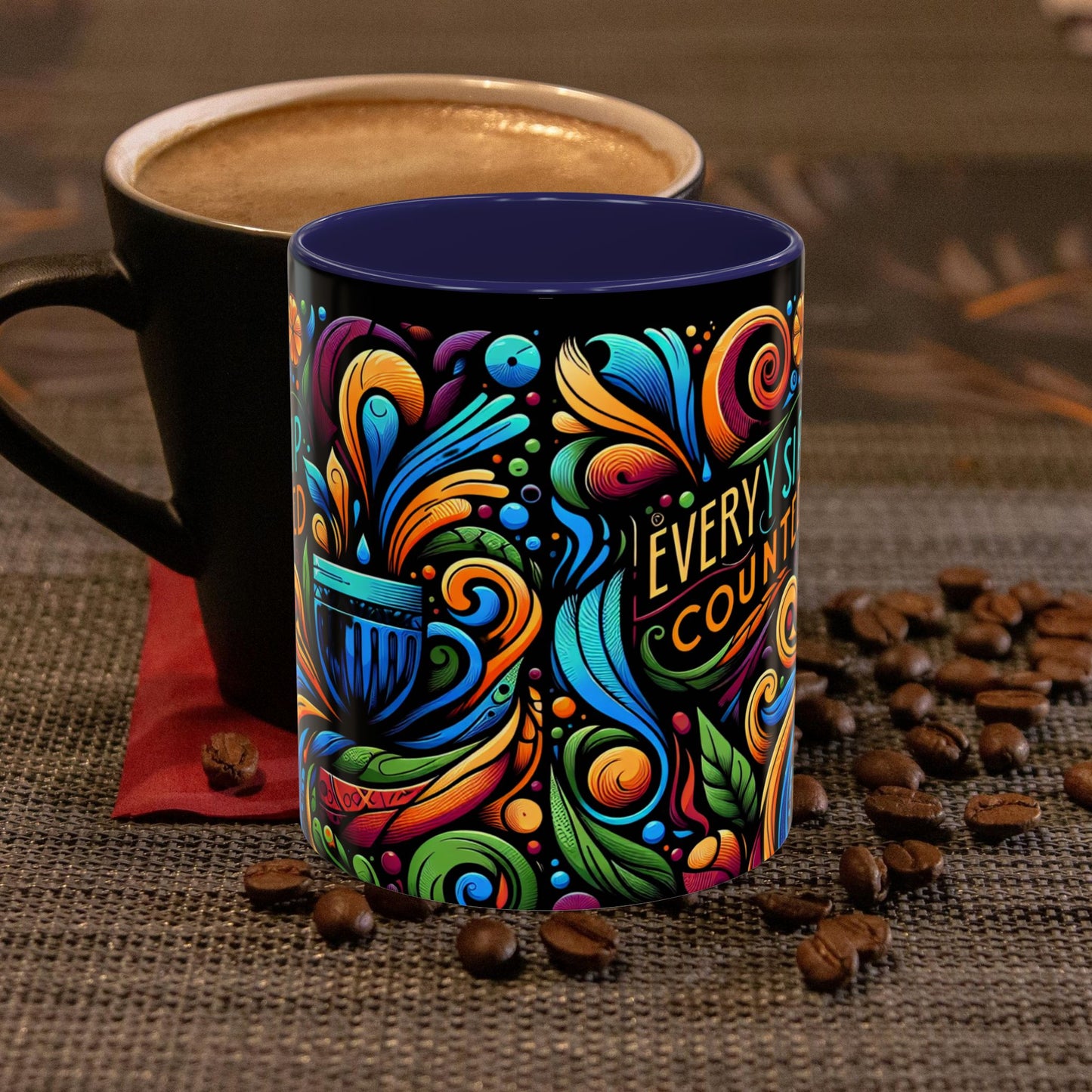 Accent Coffee Mug 11_ N3* Series ACM11OZ PT2WW022_ Limited Edition Perfect Blend of Style by WesternWaves: