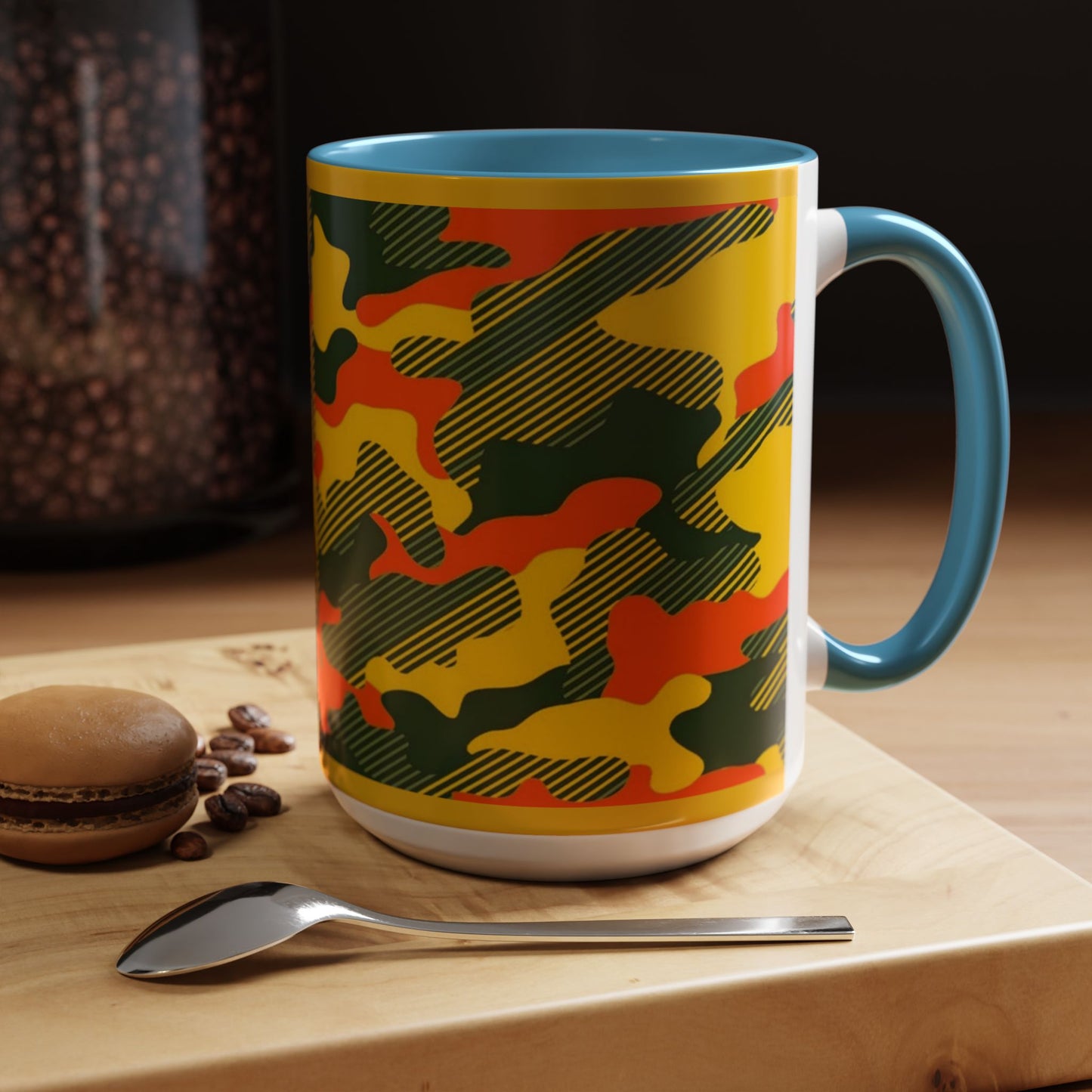 Accent Coffee Mug 11oz, 15 oz_ N2 Series ACM11OZ PT2WW001_ Vibrant Limited Edition Design by WesternWawes