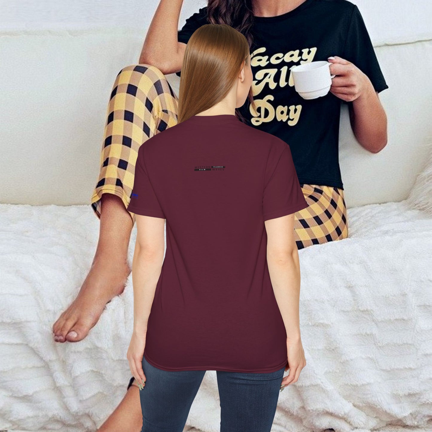 Unisex Ultra Cotton Tee_ Classic Comfort Unleashed_ N2 Series USUCTEE PT2WW002_ Limited Edition Maximum Comfort & Style by WesternWaves:
