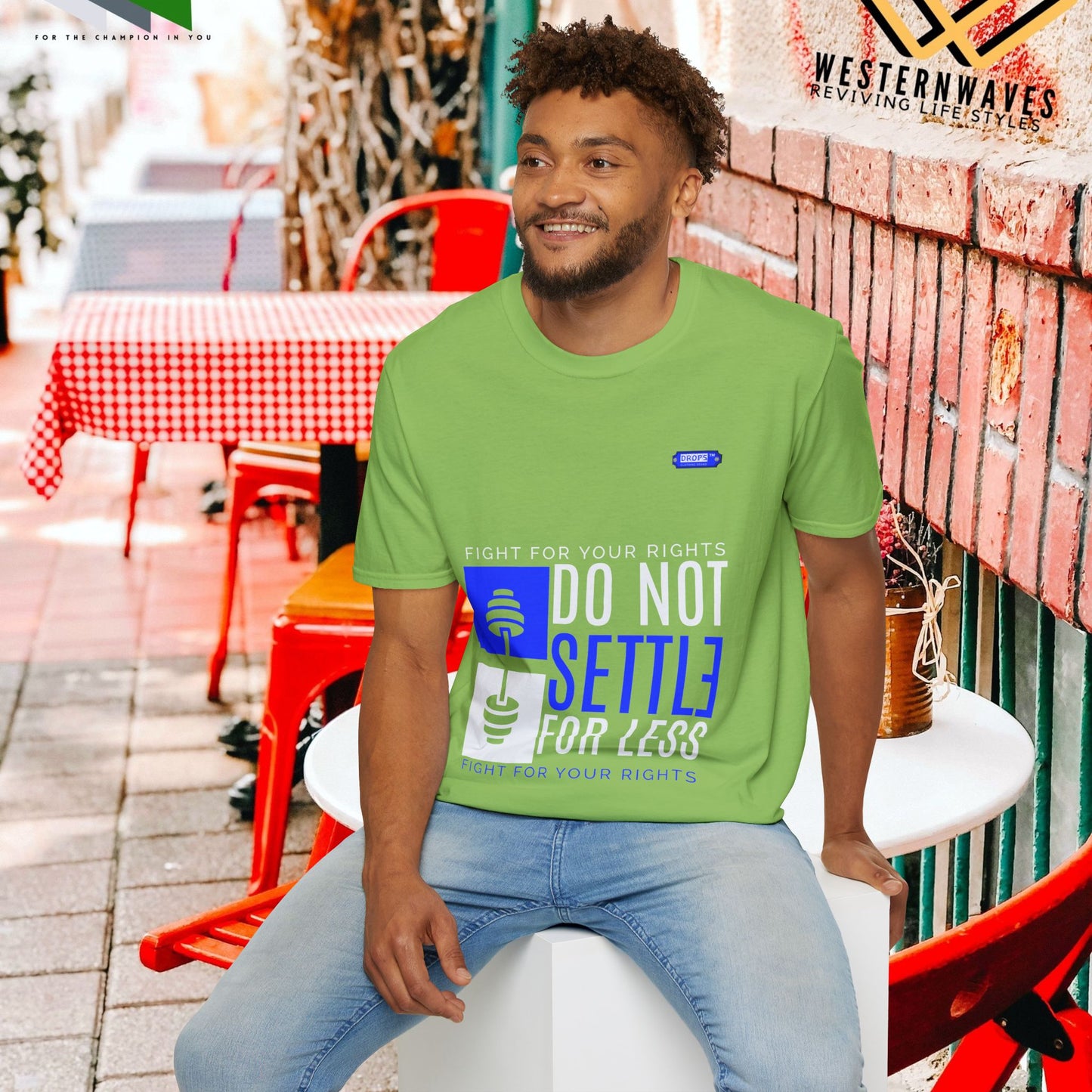 Unisex Softstyle T-Shirt_ N2 Series SPW USSTS FT2WW009_ Redefine Relaxation Limited Edition by WesternWaves: