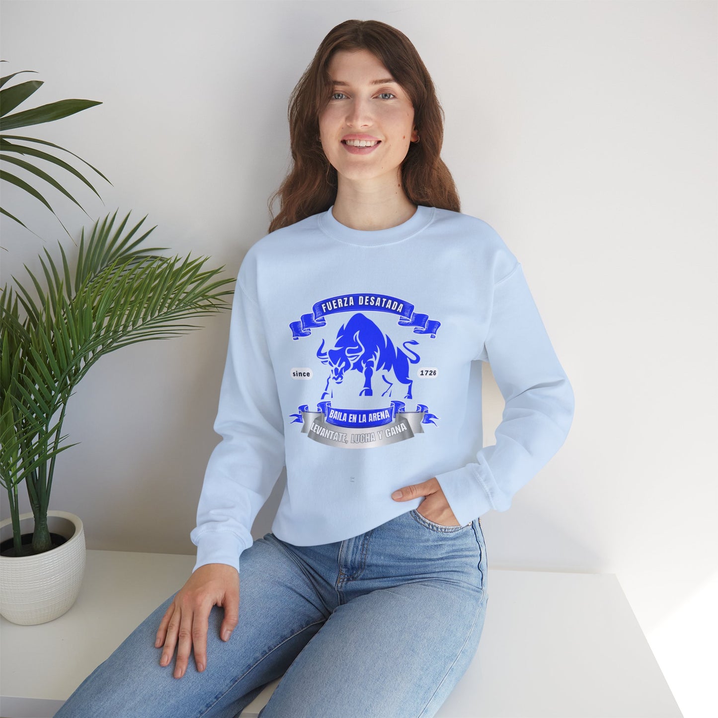 Unisex Heavy Blend™ Crewneck Sweatshirt_ N3+ Series UHBCSS PT2WW038_ Limited Edition Pure Luxury By WesternWaves: