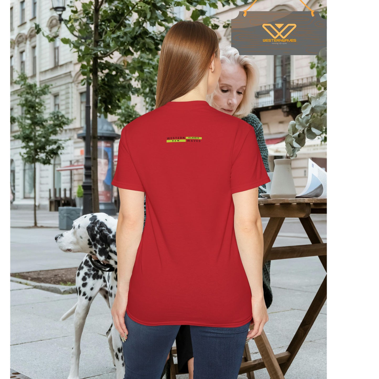 Unisex Ultra Cotton Tee_ Classic Comfort Unleashed_ N2+ Series USUCTEE PT2WW007_ Limited Edition Maximum Comfort & Style by WesternWaves: