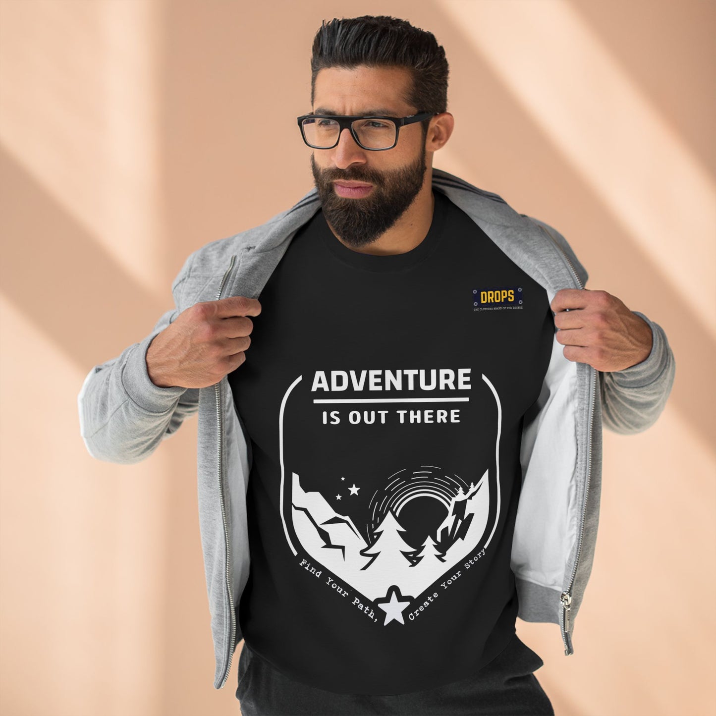 Unisex Crewneck Sweatshirt_ 04 July 2025_ Limited Edition Outdoor Gift for Adventure Lovers by WesternWaves: