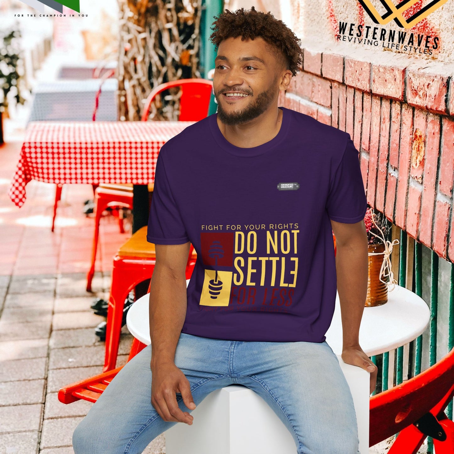 Unisex Softstyle T-Shirt_ N2 Series SPW USSTS FT2WW009_ Redefine Relaxation Limited Edition by WesternWaves: