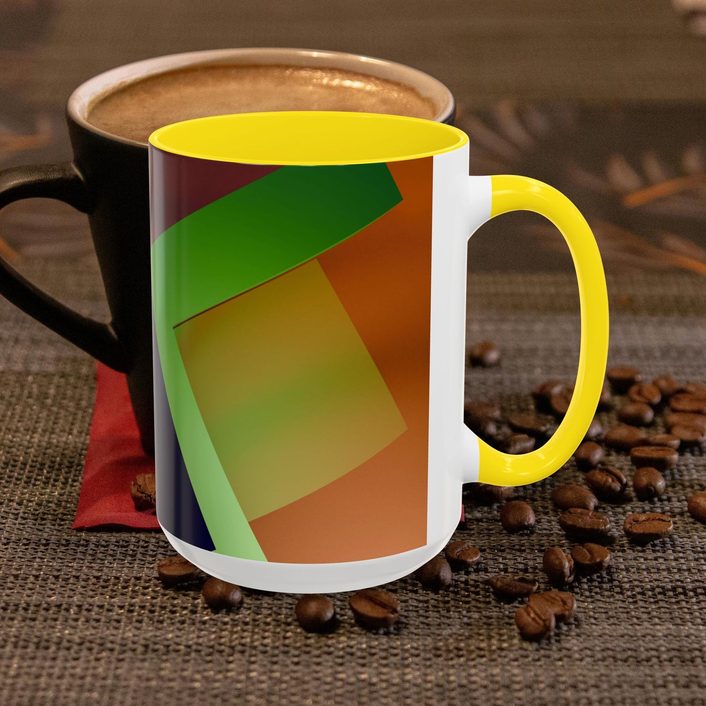 Accent Coffee Mug 11, 15oz_ N3+ Series ACM11OZ PT2WW018_ Limited Edition Perfect Blend of Style by WesternWaves: