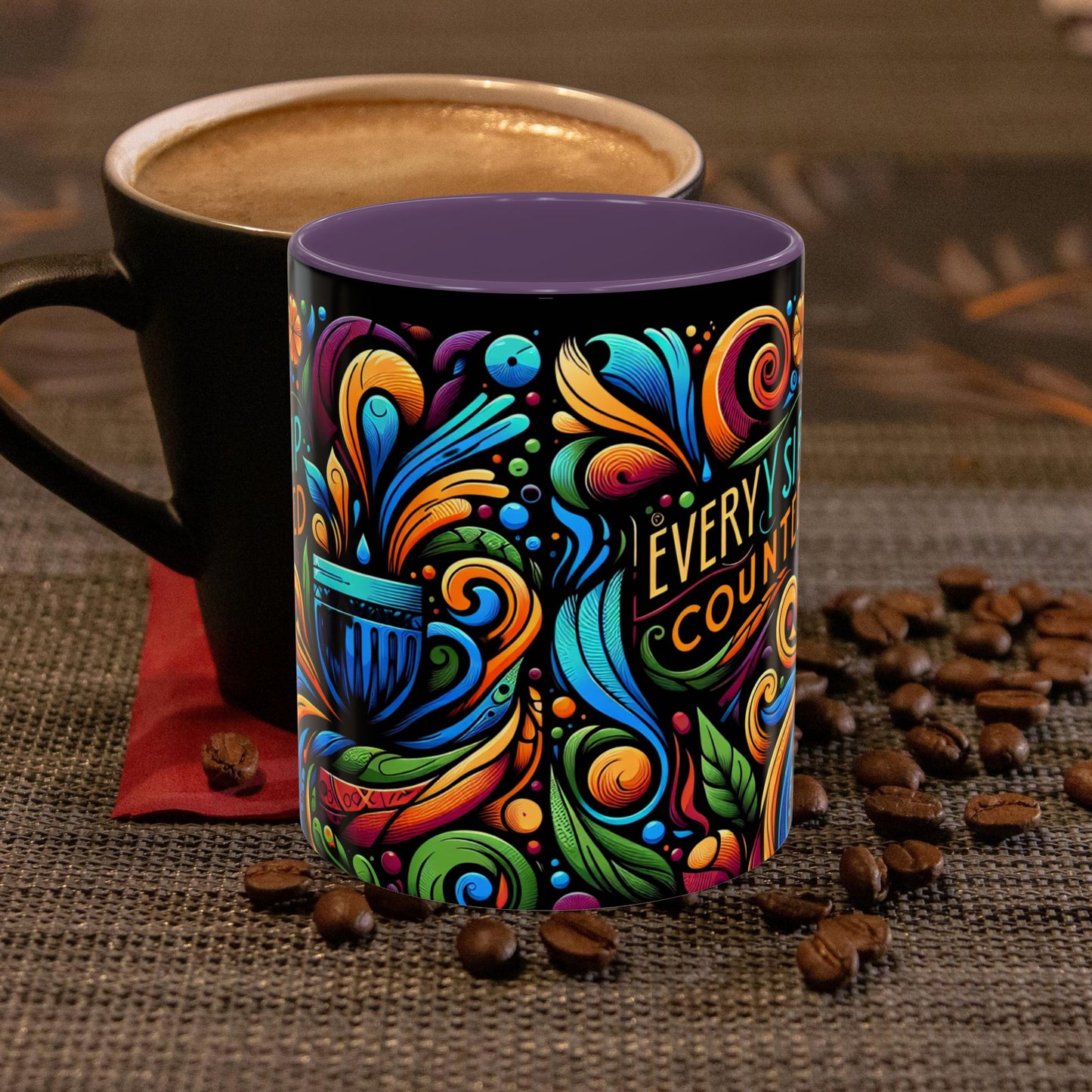 Accent Coffee Mug 11_ N3* Series ACM11OZ PT2WW022_ Limited Edition Perfect Blend of Style by WesternWaves: