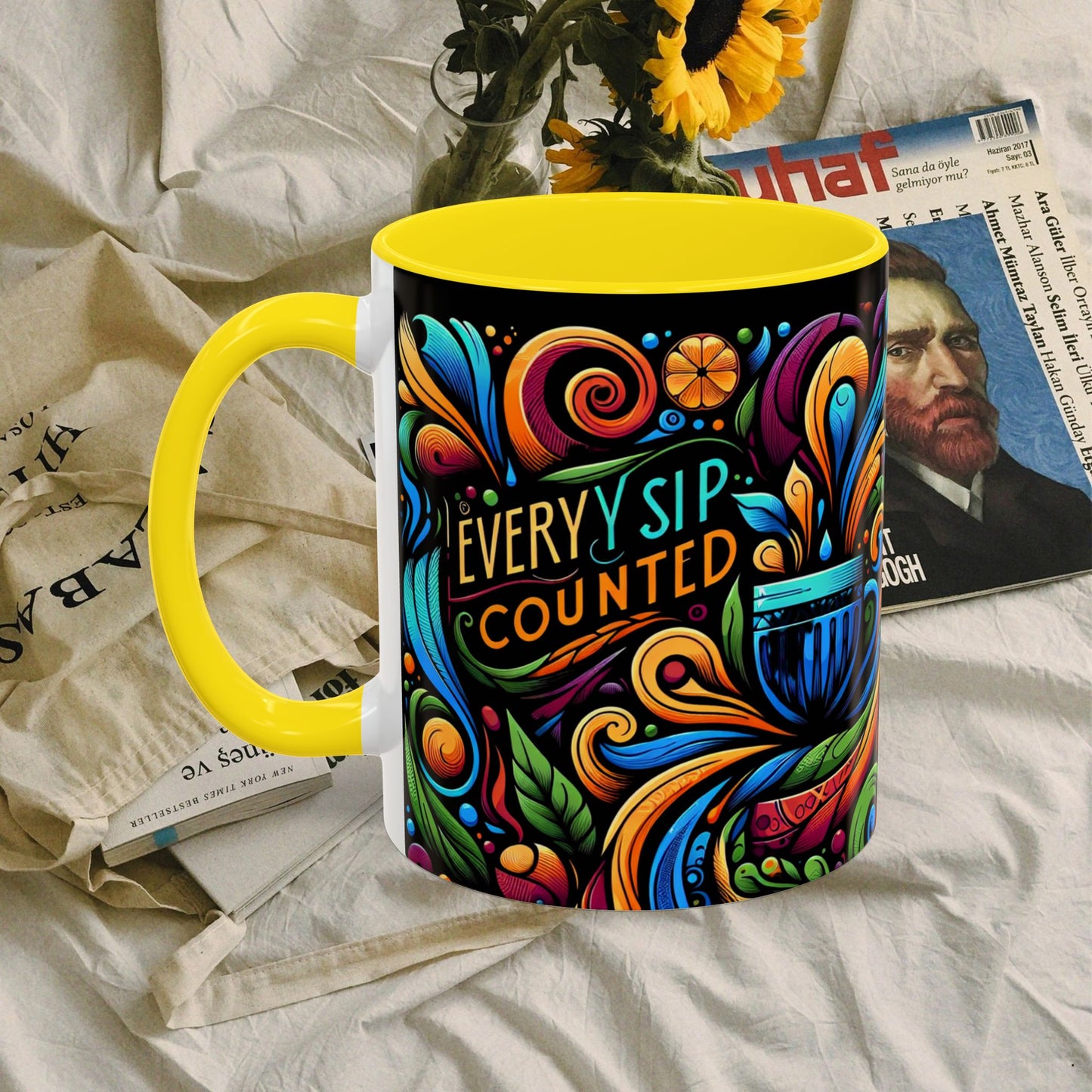 Accent Coffee Mug 11_ N3* Series ACM11OZ PT2WW022_ Limited Edition Perfect Blend of Style by WesternWaves: