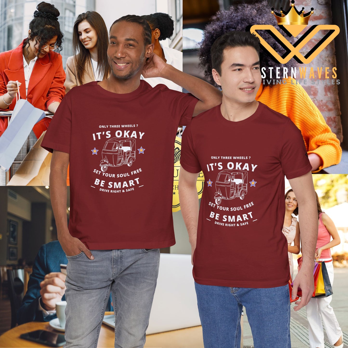 Unisex Jersey Short Sleeve Tee_ Signature Comfort Tee by SPW_ N2* Series PT2WW005_ Limited Edition Cherished Favorite by WesternWaves:
