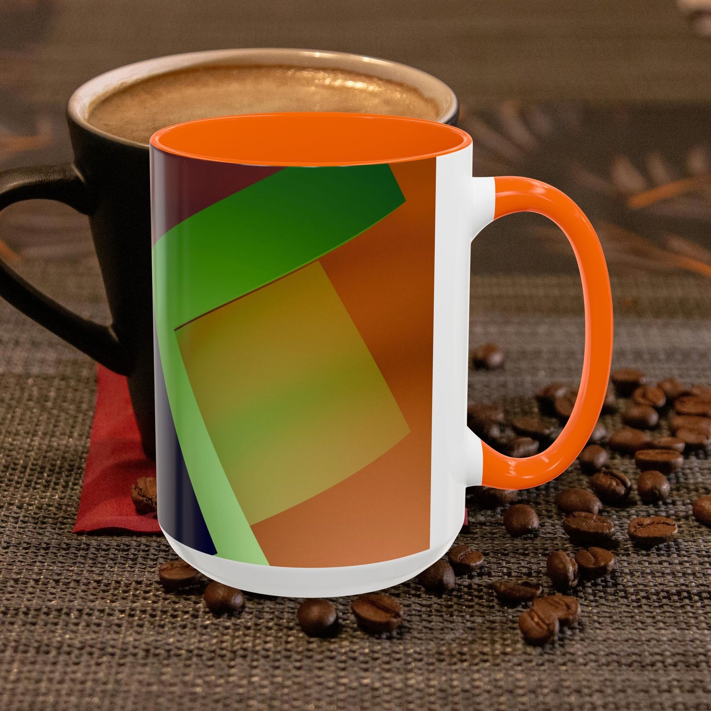 Accent Coffee Mug 11, 15oz_ N3+ Series ACM11OZ PT2WW018_ Limited Edition Perfect Blend of Style by WesternWaves: