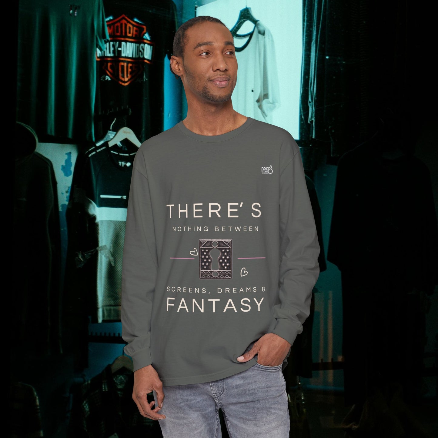 Unisex Long Sleeve T-Shirt_ N7+ Series USLSTSHIRT PT2WW001_ Limited Edition Trendy Vibes by WesternWaves: