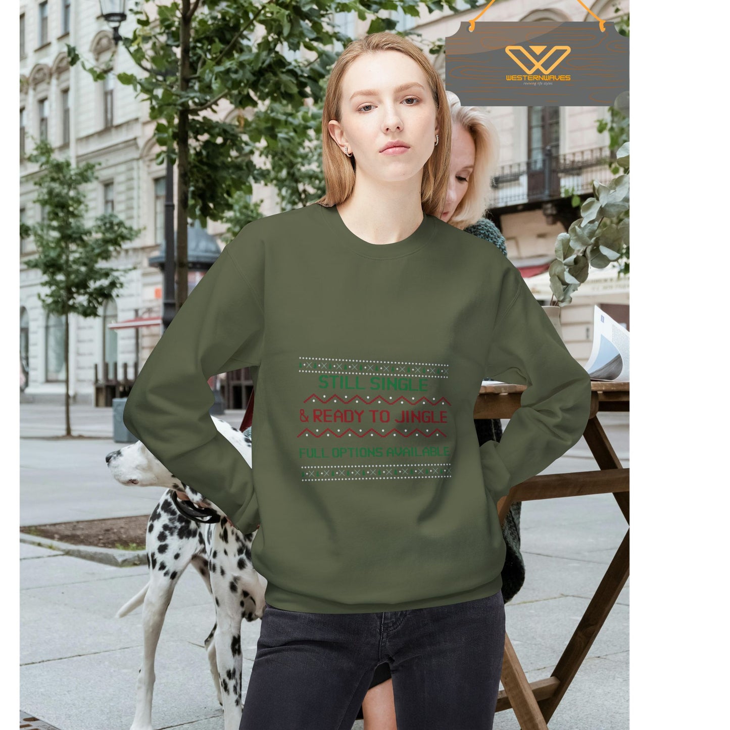 Softstyle Fleece Sweatshirt - N3+ Series SSFSS PT2WW001_ Limited Edition Cozy, Eco-Friendly, Unisex product by WesternWaves: