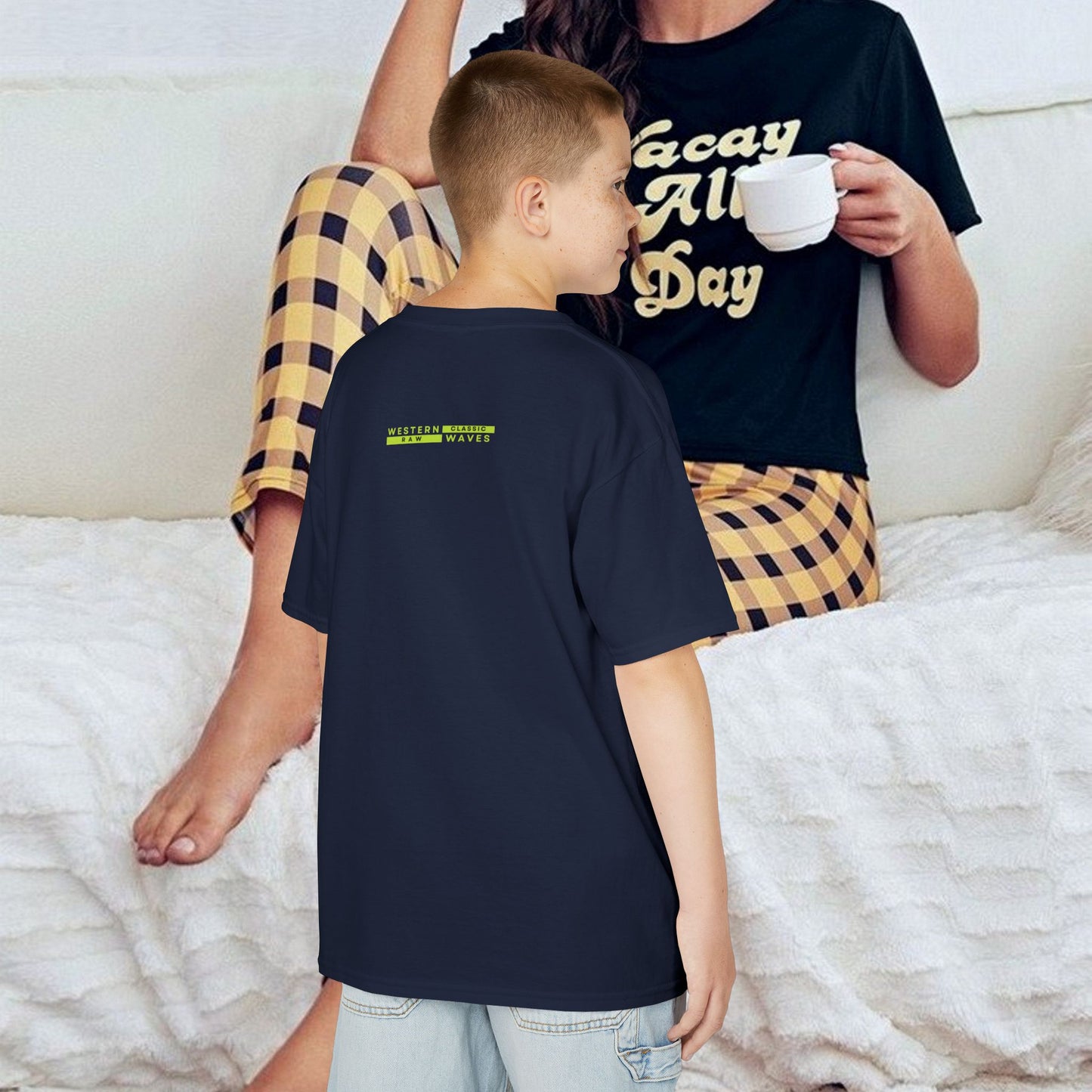Kids Heavy Cotton™ Tee_ N2 Series KHCT PT2WW0011_ Limited Edition Durable Comfort for Every Adventure by WesternWaves: