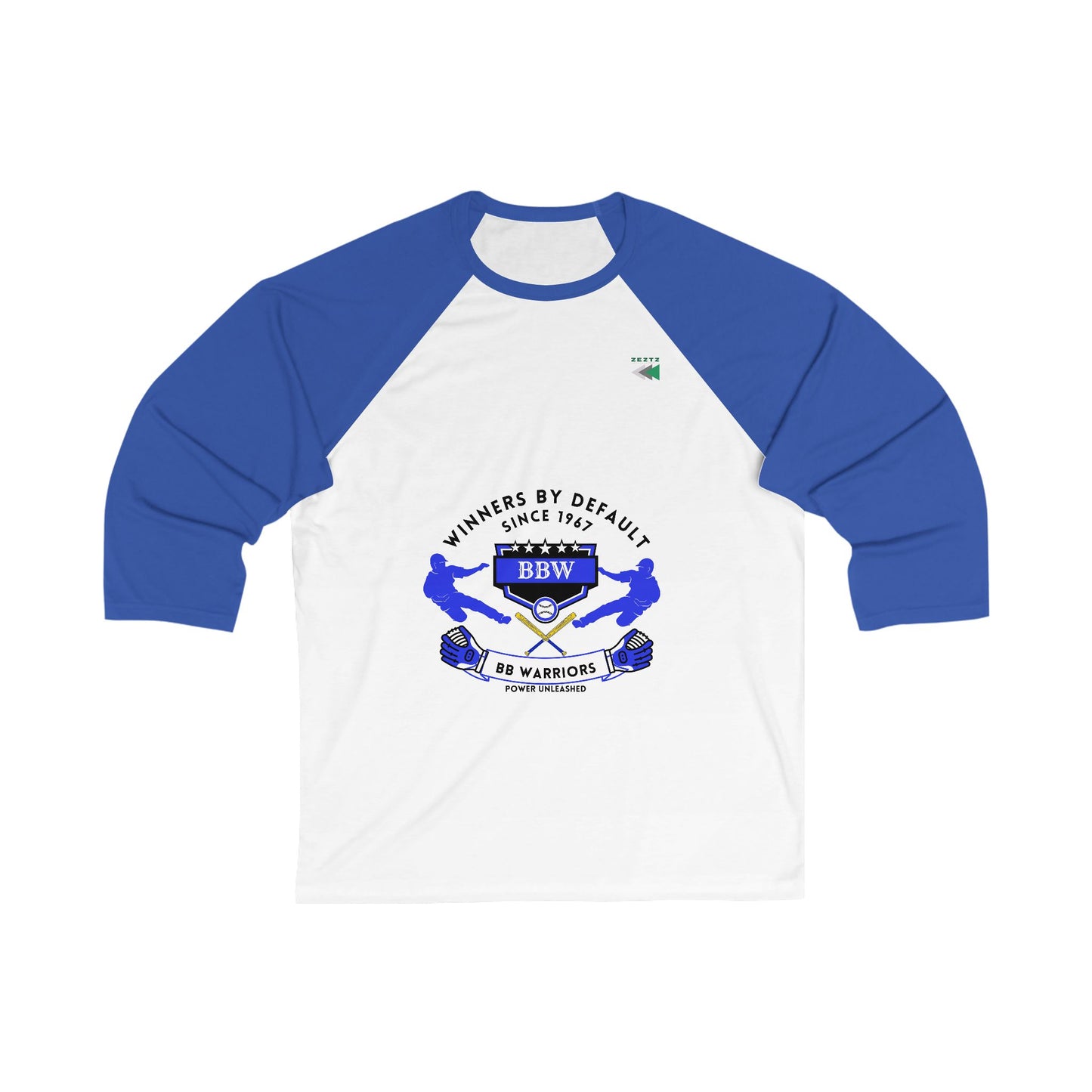 Unisex 3/4 Sleeve Baseball Tee_ N7* Series US3/4SBBTEE PT2WW001_ Limited Edition Baseball Tee by WesternWaves: