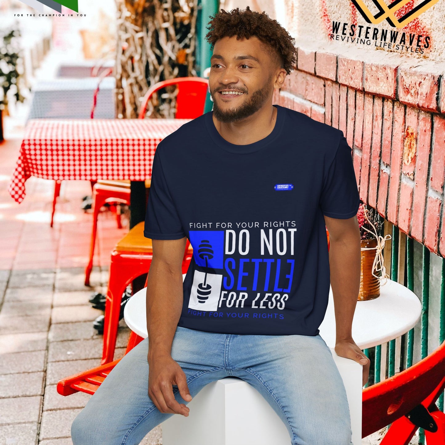 Unisex Softstyle T-Shirt_ N2 Series SPW USSTS FT2WW009_ Redefine Relaxation Limited Edition by WesternWaves: