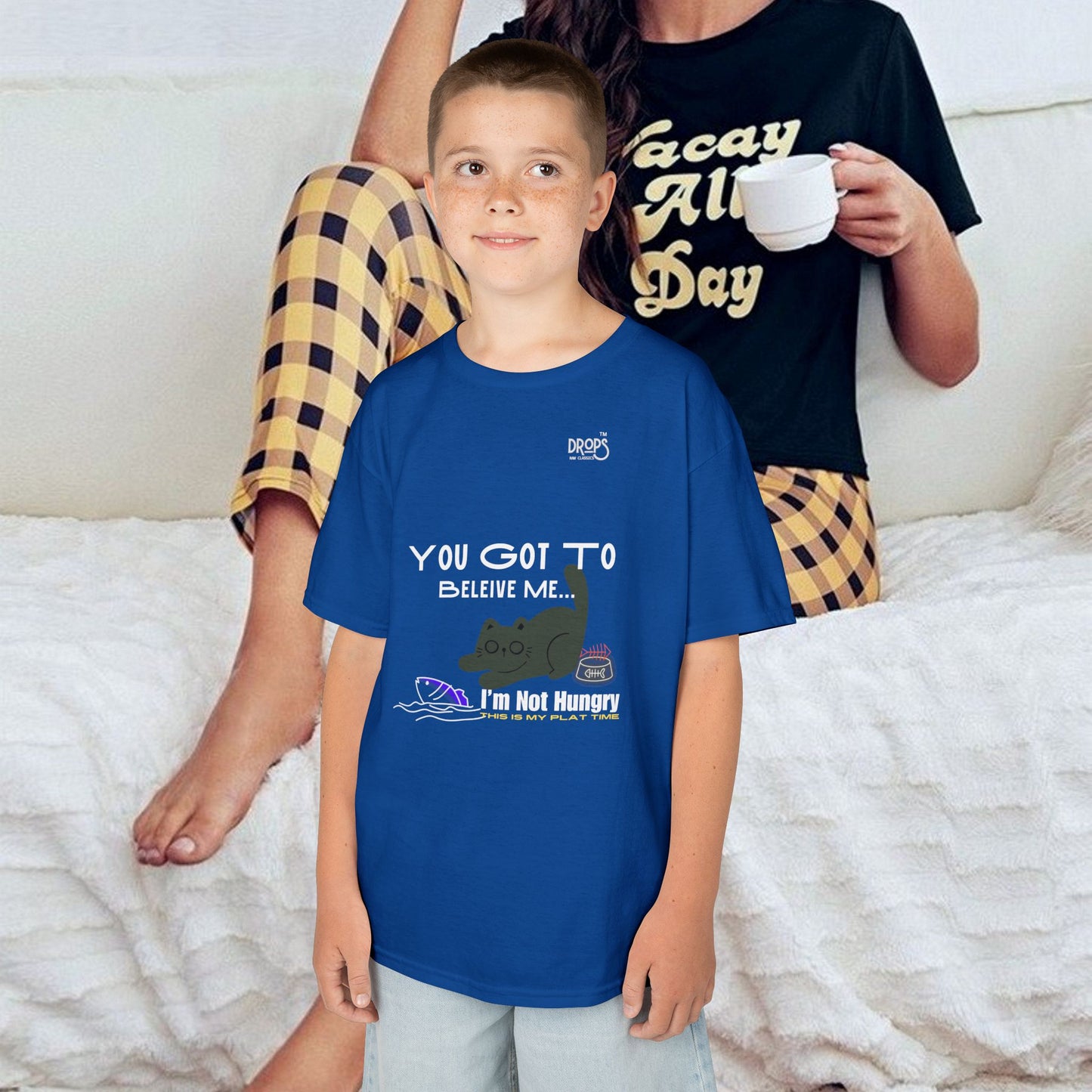 Kids Heavy Cotton™ Tee_ N2 Series KHCT PT2WW0011_ Limited Edition Durable Comfort for Every Adventure by WesternWaves:
