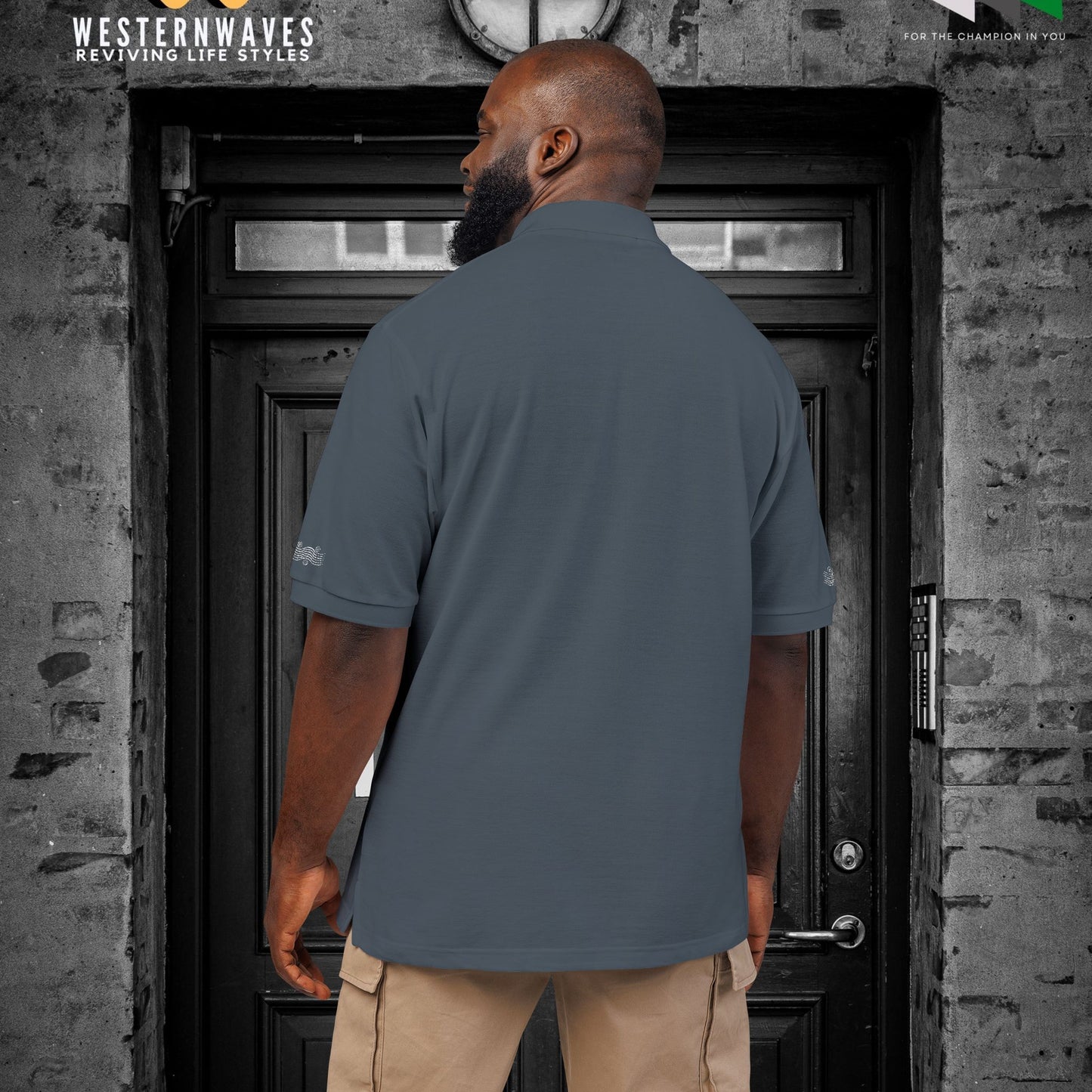 Unisex Polo Shirt_ Series N8+ USPOLOS PT2WW001_ LYVIDA 001_ Limited Edition Casual Fashion by WesternWaves: