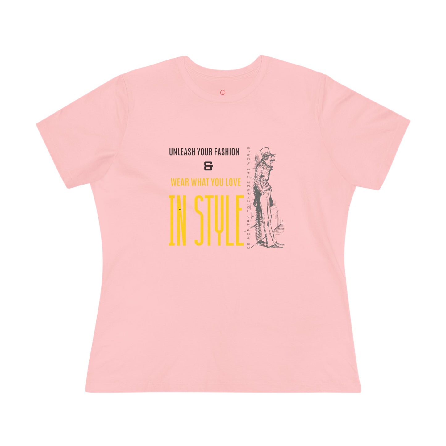 Women's Cotton Tee_ N2 Series WCTEE PT2WW001_ Cozy Comfort Limited Edition By WesternWaves: