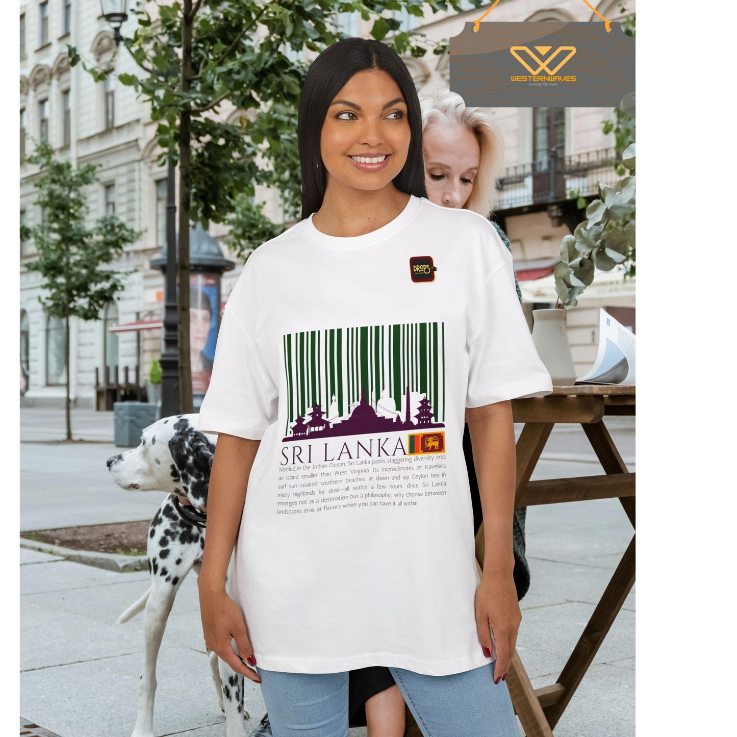 Unisex Oversized Tee_ N6+ Series USOSTEE PT2WW001_ Limited Edition by WesternWaves: