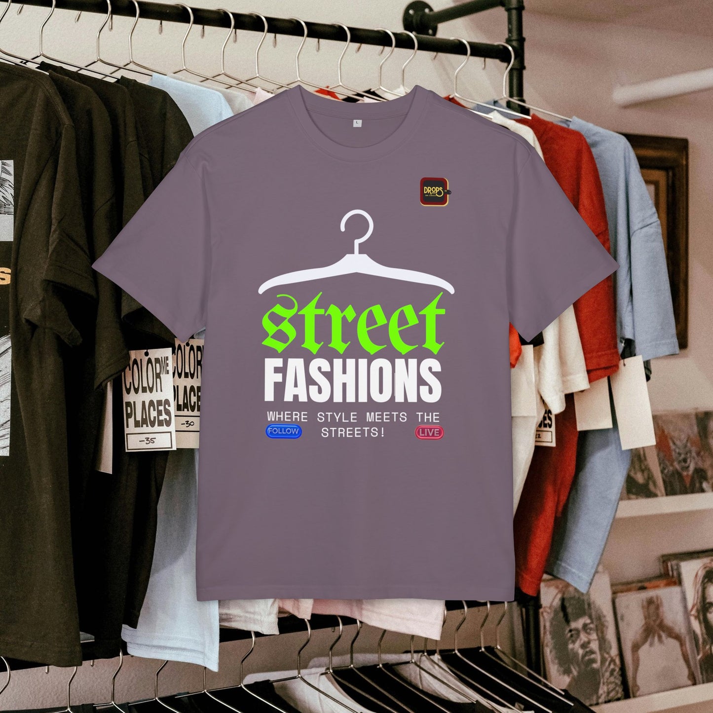Unisex Oversized Tee_ N6+ Series USOSTEE PT2WW003_ Limited Edition by WesternWaves: