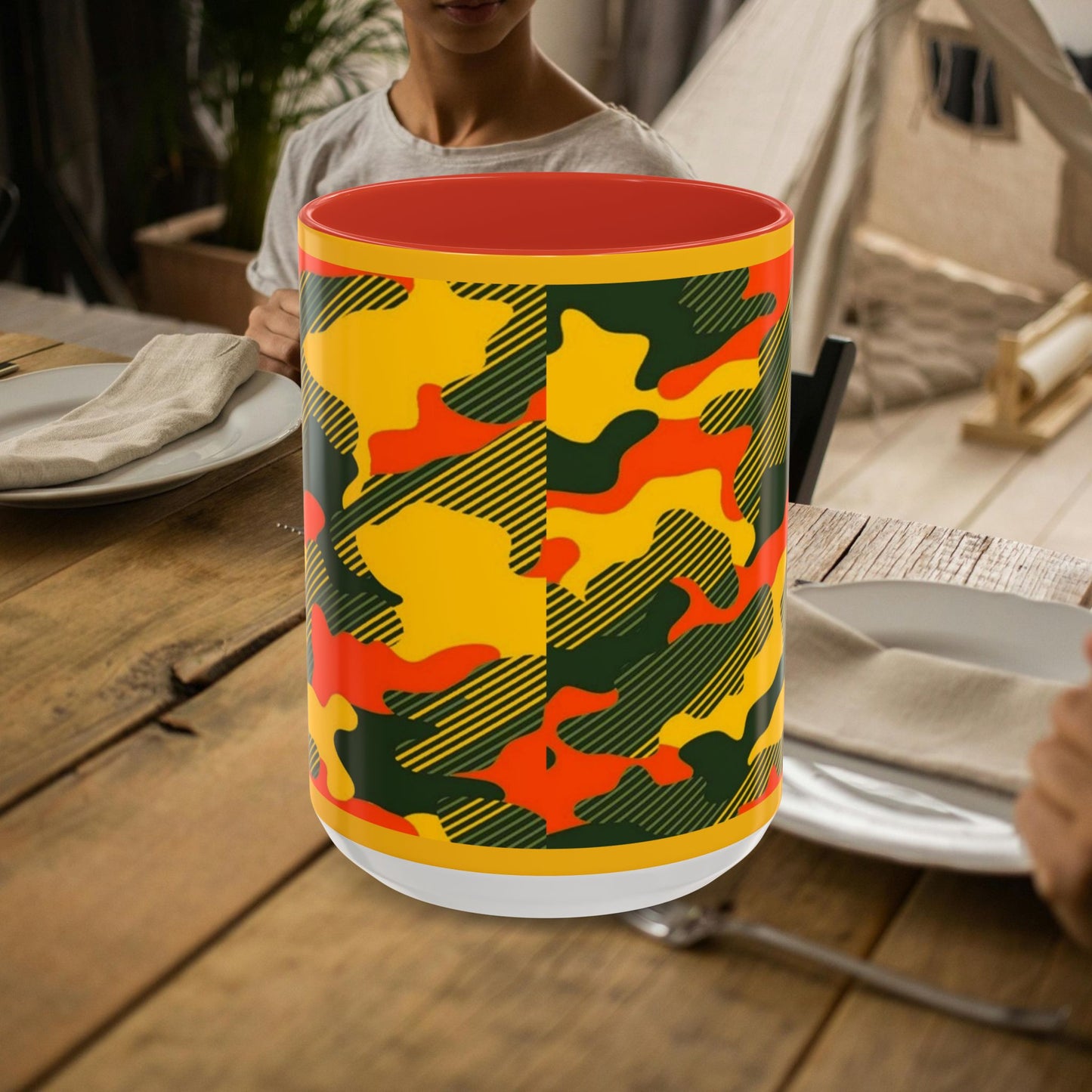 Accent Coffee Mug 11oz, 15 oz_ N2 Series ACM11OZ PT2WW001_ Vibrant Limited Edition Design by WesternWawes