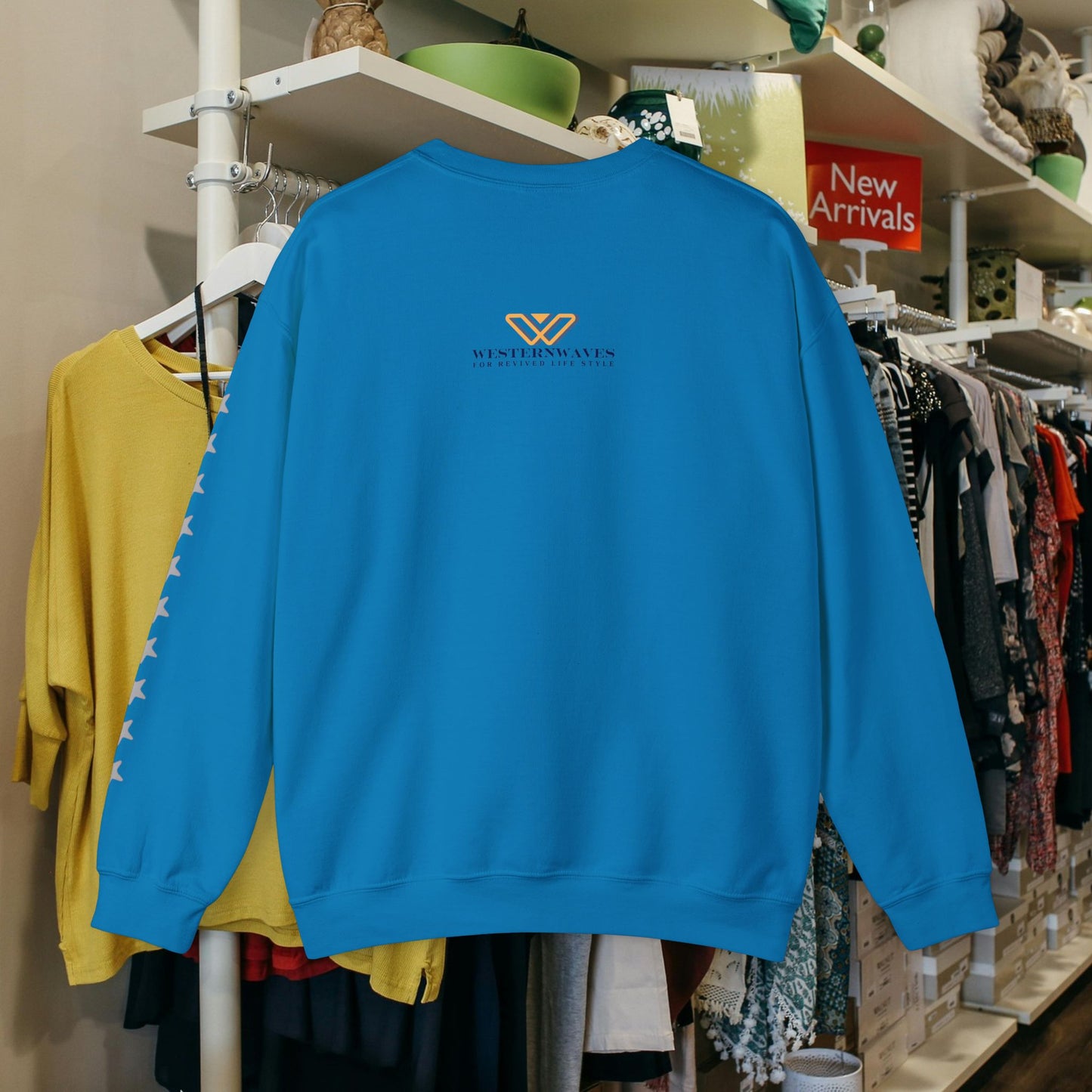 Unisex Heavy Blend™ Crewneck Sweatshirt_ N2 Series JBRW PT2WW001_Limited Edition Pure Luxury by WesternWaves: