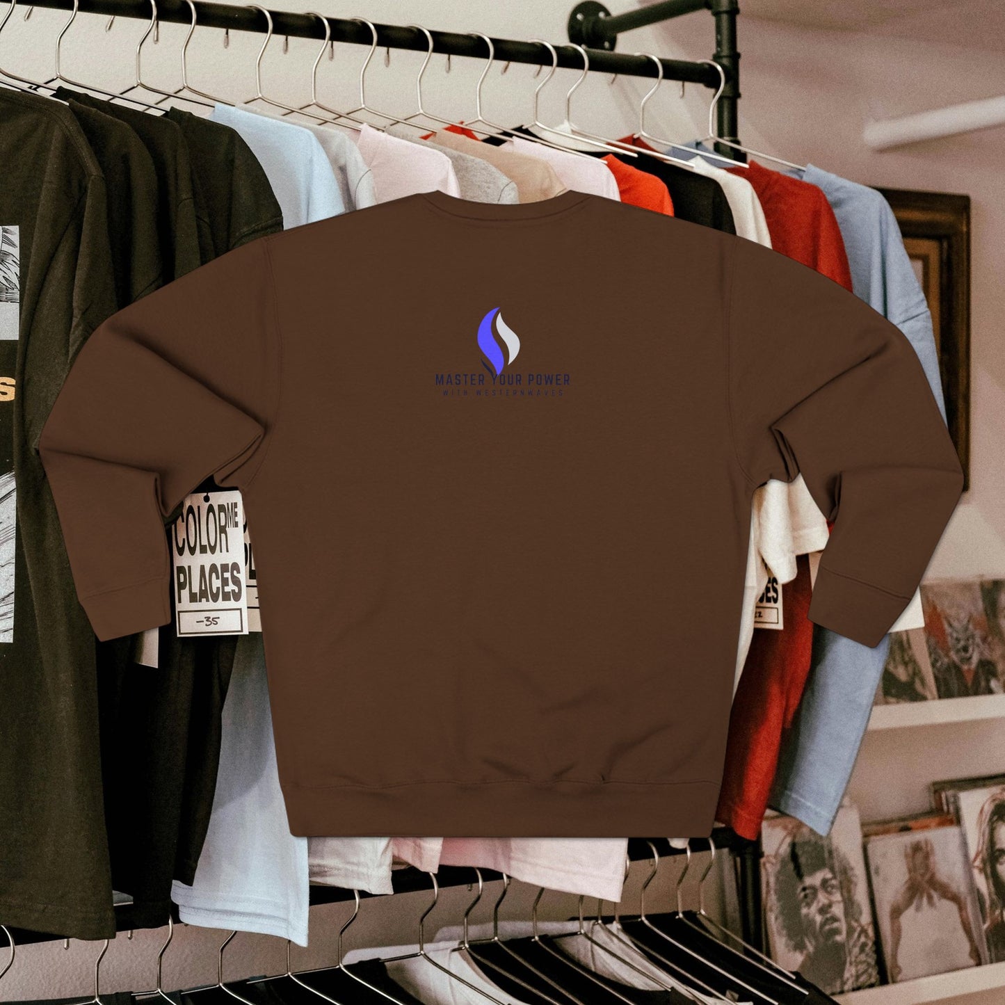 Unisex Crewneck Sweatshirt_ N3+ Series USCNSS PT2WW002_ Limited Edition Softness, Warmth & Durability by WesternWaves: