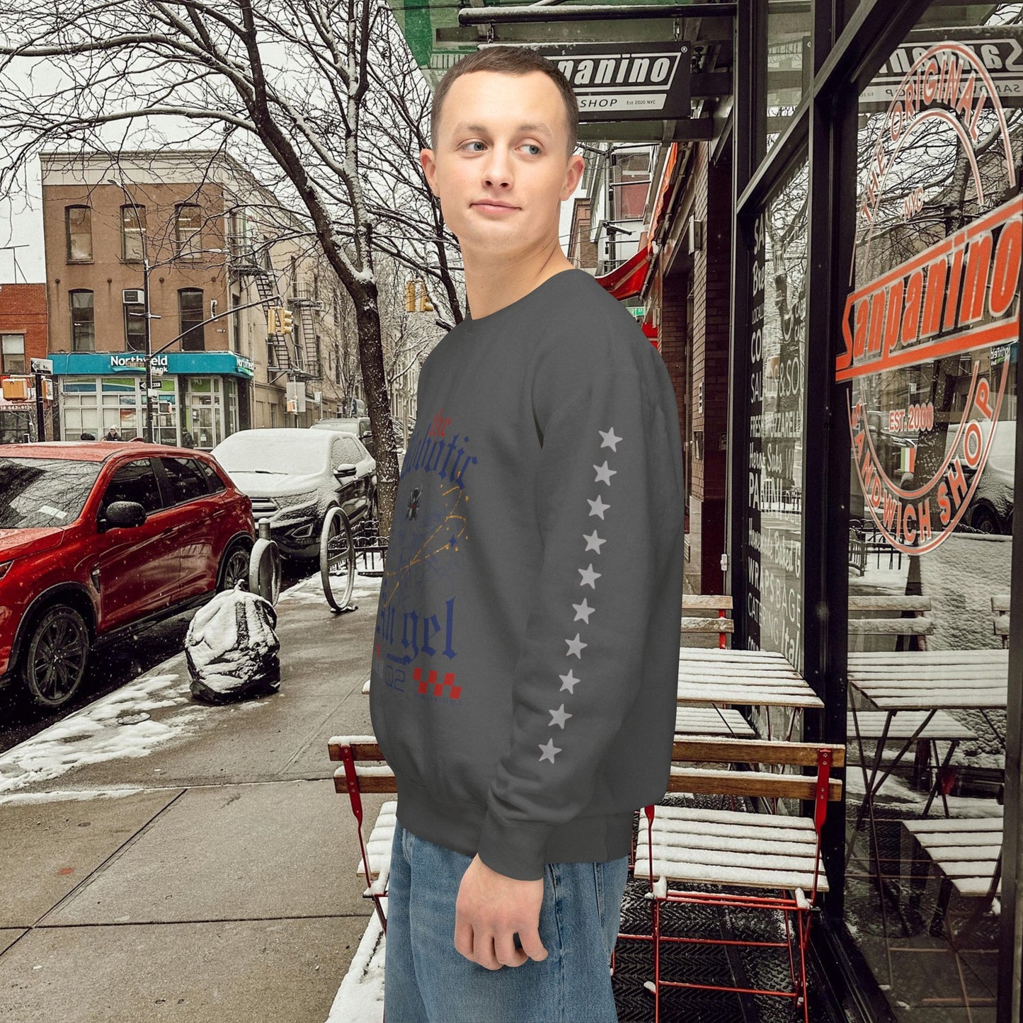 Unisex Lightweight Crewneck Sweatshirt_ N3+ Series ULWCSS PT2WW012_ Limited Edition Unparalleled Quality by WesternWaves: