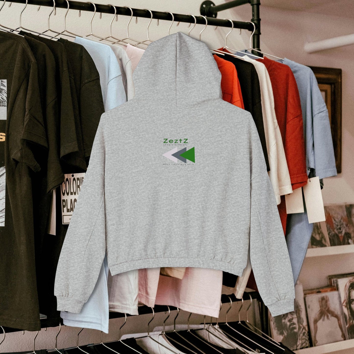 Women's Cinched Bottom Hoodie_ N3+ Series WCBH PT2WW001_ Limited Edition Effortlessly Combined Style & Comfort by WesternWaves:
