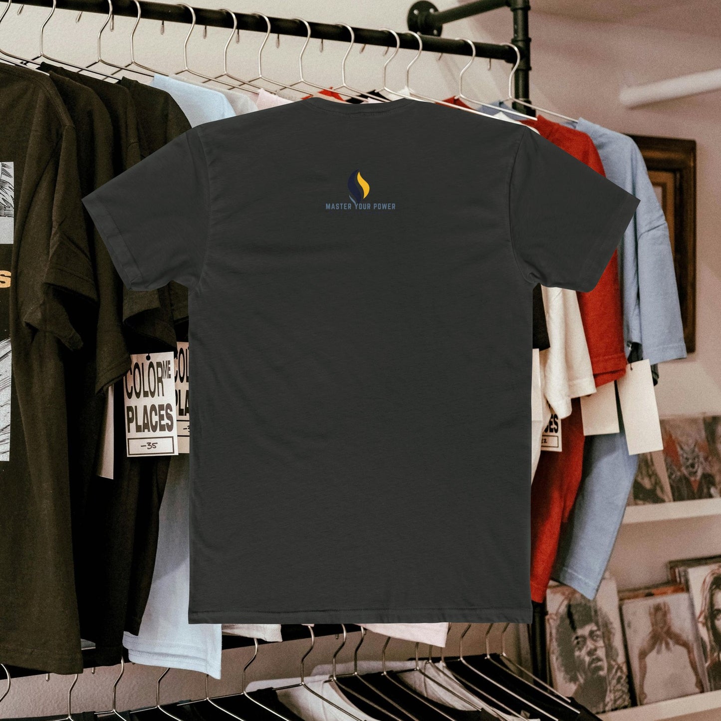 Unisex Cotton Crew Tee_ N3+ Series USCCTEE PT2WW003_ Limited Edition Workout & Everyday Routine Pleasure by WestenWaves: