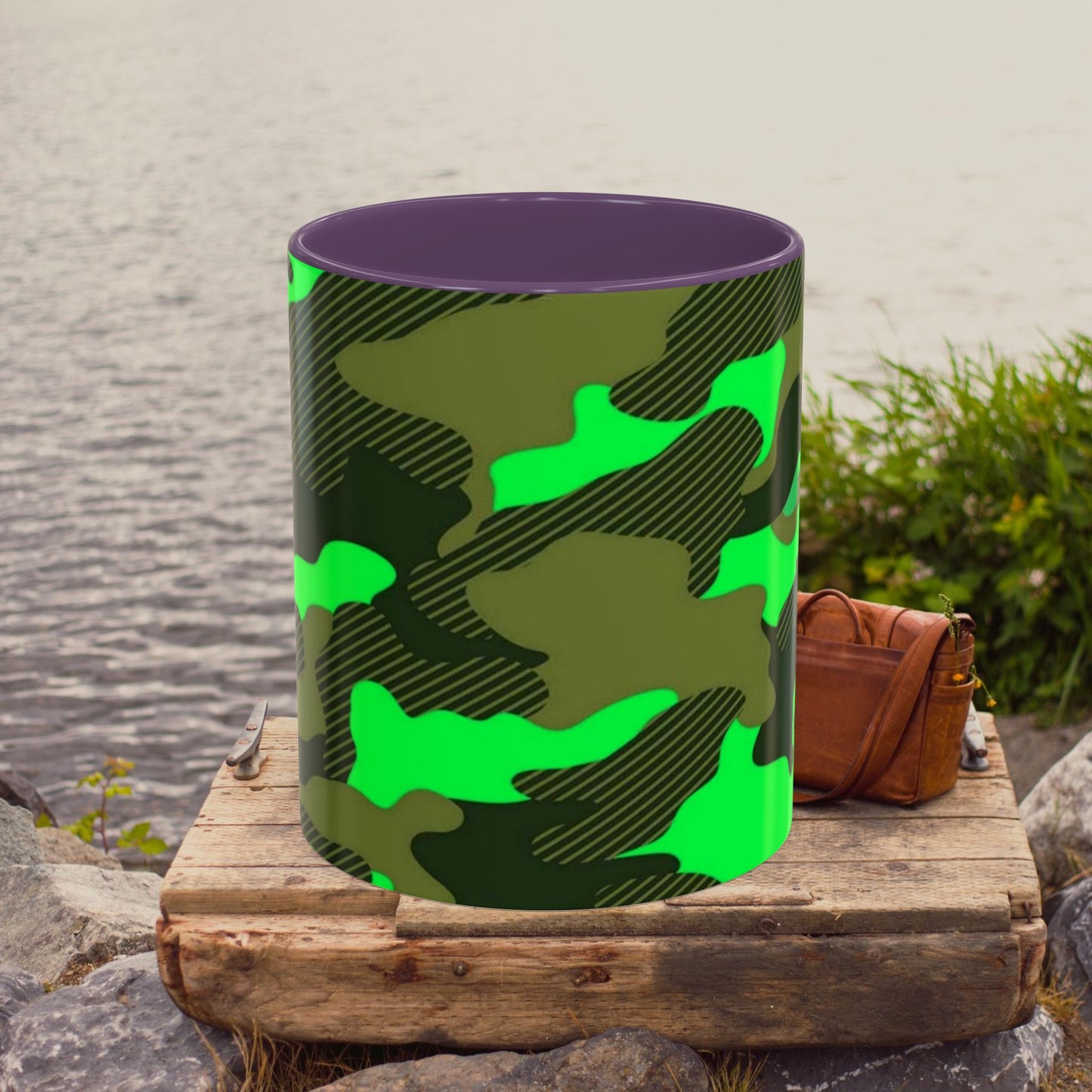 Accent Coffee Mug (11, 15oz)_ N2 Series ACMUG PT2WW004_ Limited Edition Mug by WesternWaves: