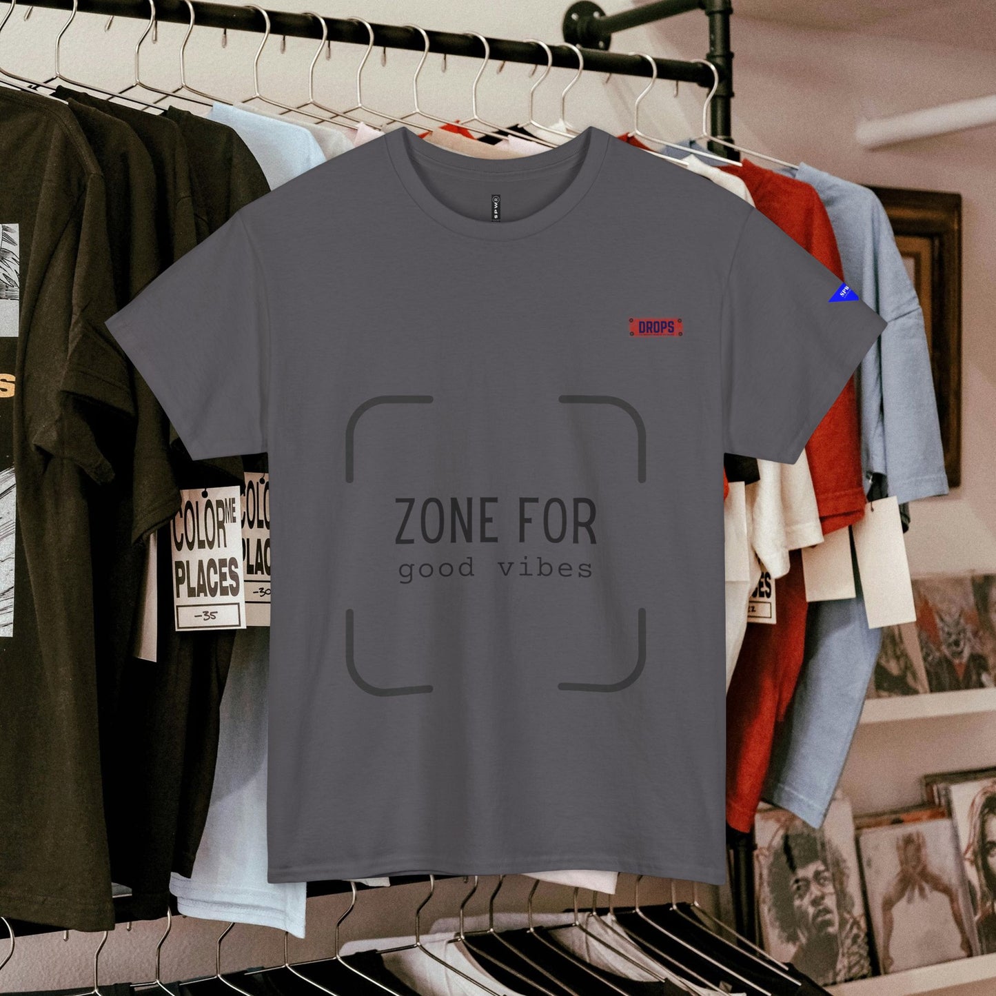 Unisex Heavy Cotton Tee_ 20 July 2025_ Limited Edition Unique Summer Wear_ by WesternWaves: