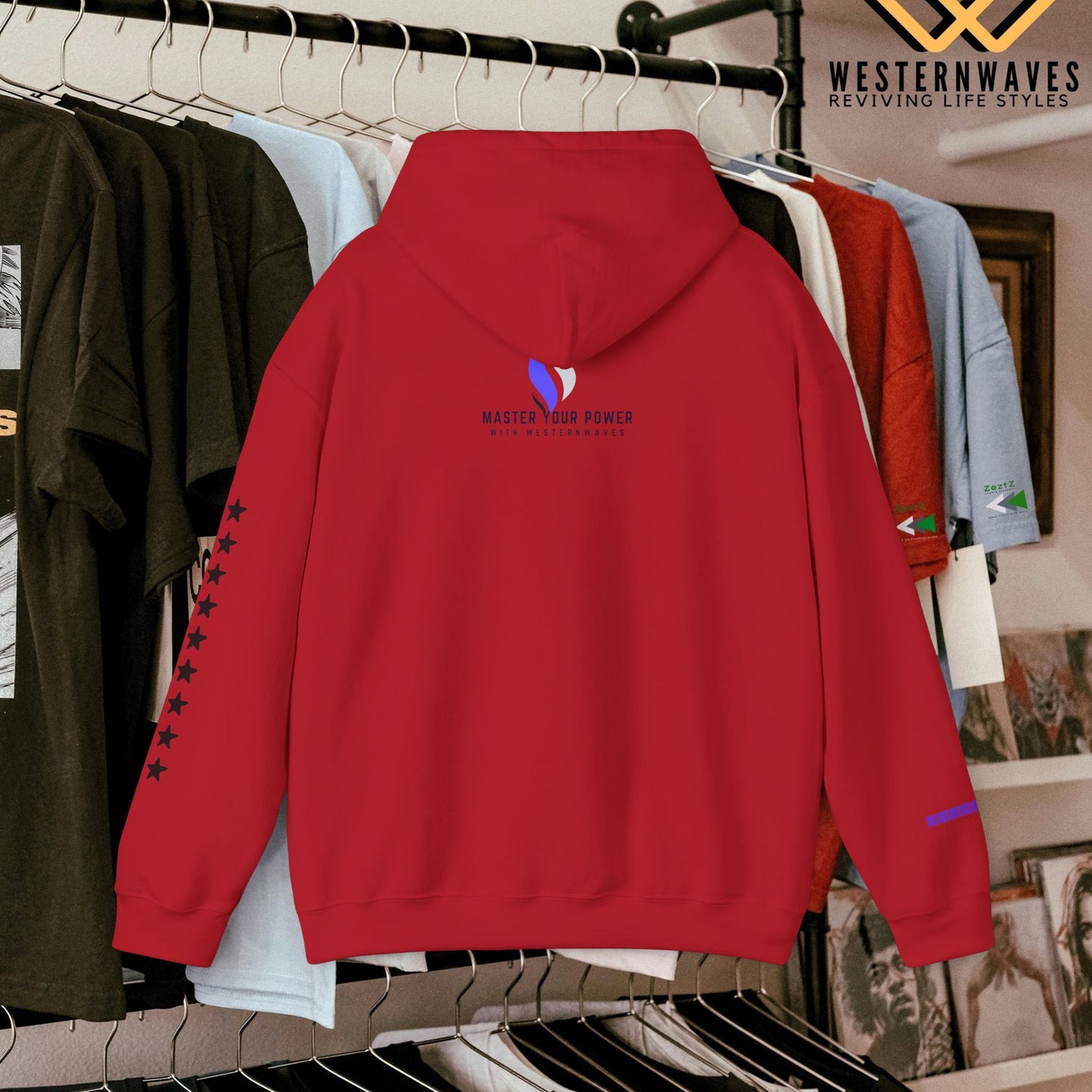 Unisex Heavy Blend™ Crewneck Sweatshirt_ N3+ Series UHBCSS PT2WW008_ Limited Edition Comfort & Style by WesternWaves: