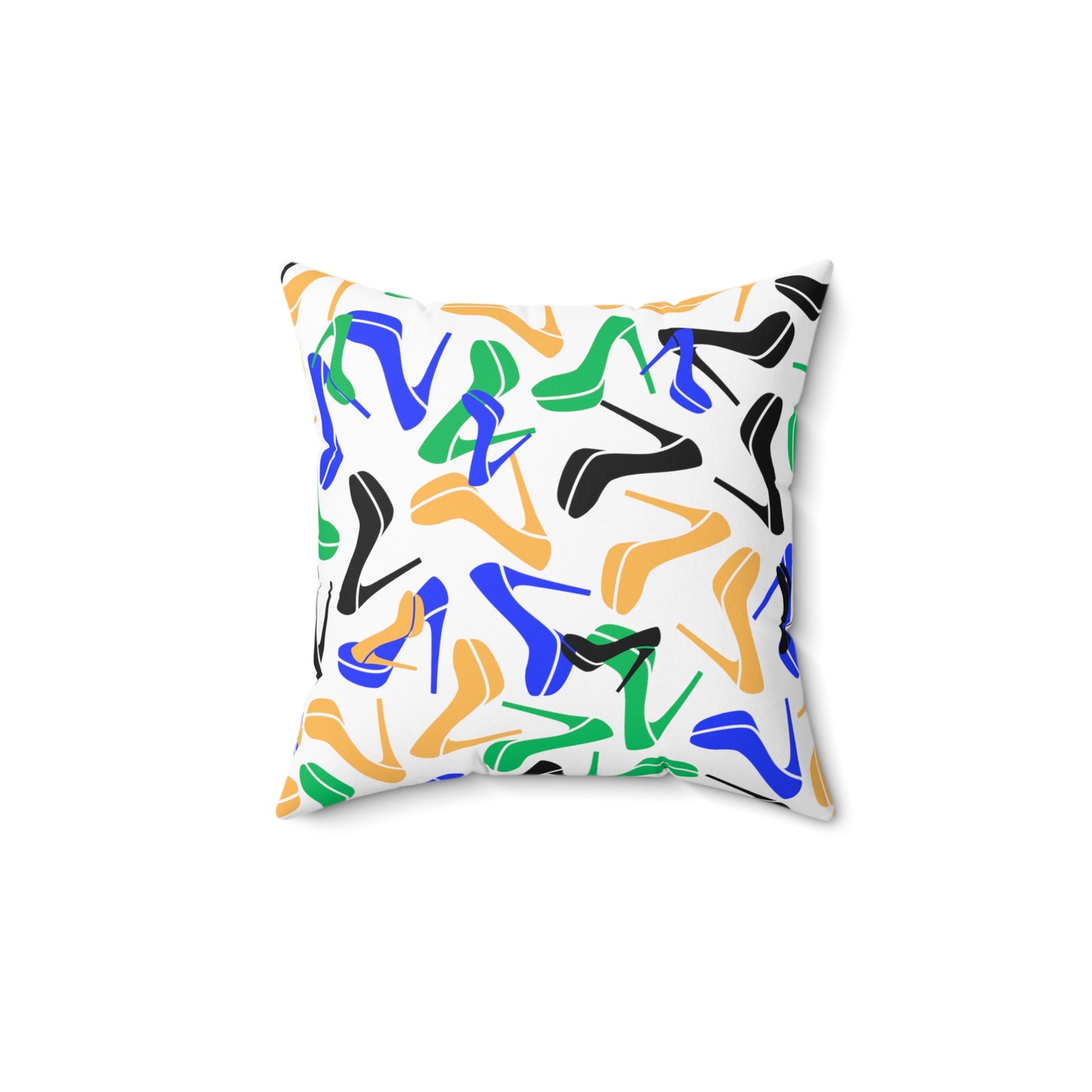 Spun Polyester Square Pillow_ N3+ Series SPSP PT2WW005_ Personalized Limited Edition by WesternWaves: