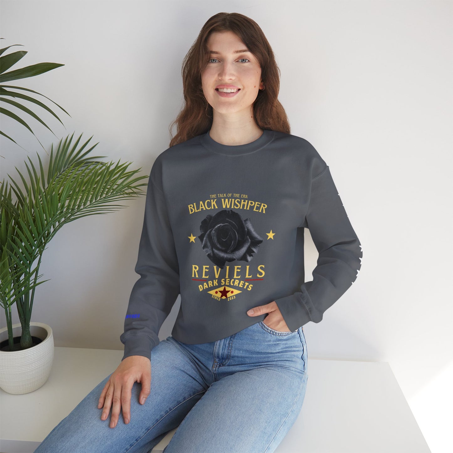 Unisex Heavy Blend™ Crewneck Sweatshirt_ N3+ Series UHBCSS PT2WV011_ Limited Edition Pure Luxury by WesternWaves: