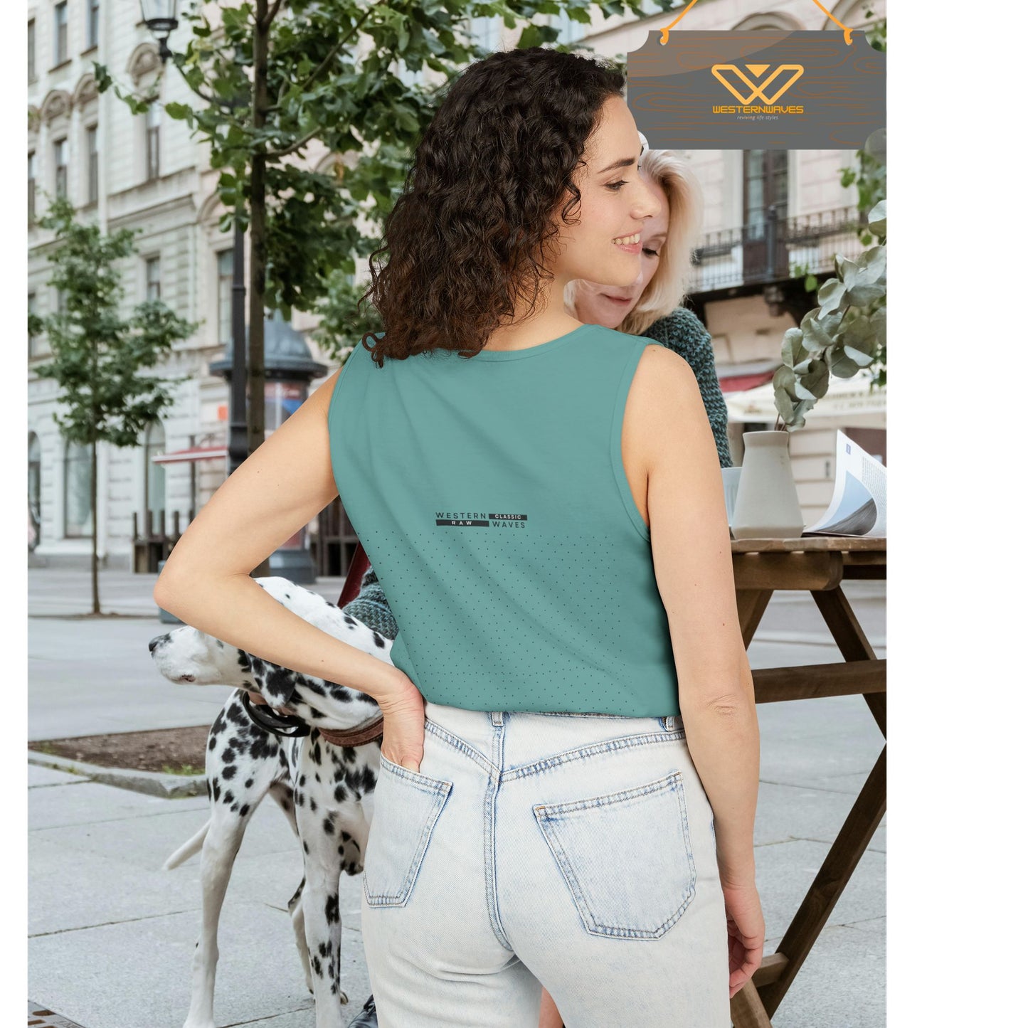 Unisex Garment-Dyed Tank Top_ Series N7* USDYEDTTOPS PT2WW001_ Limited Edition by WesternWaves: