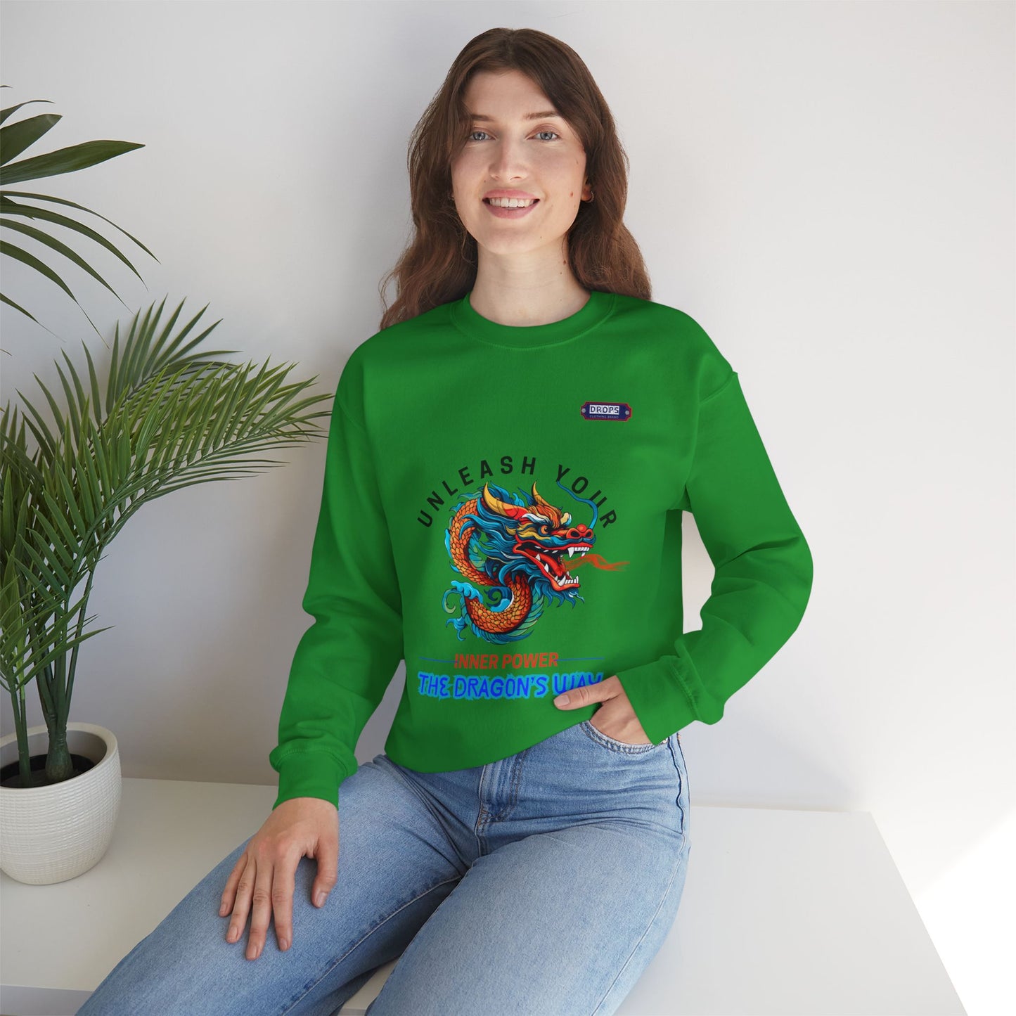 Unisex Heavy Blend™ Crewneck Sweatshirt_ N2 Series UHBCSS PT2WW007_ Limited Edition Pure Luxury for Every Occasion by WesternWaves: