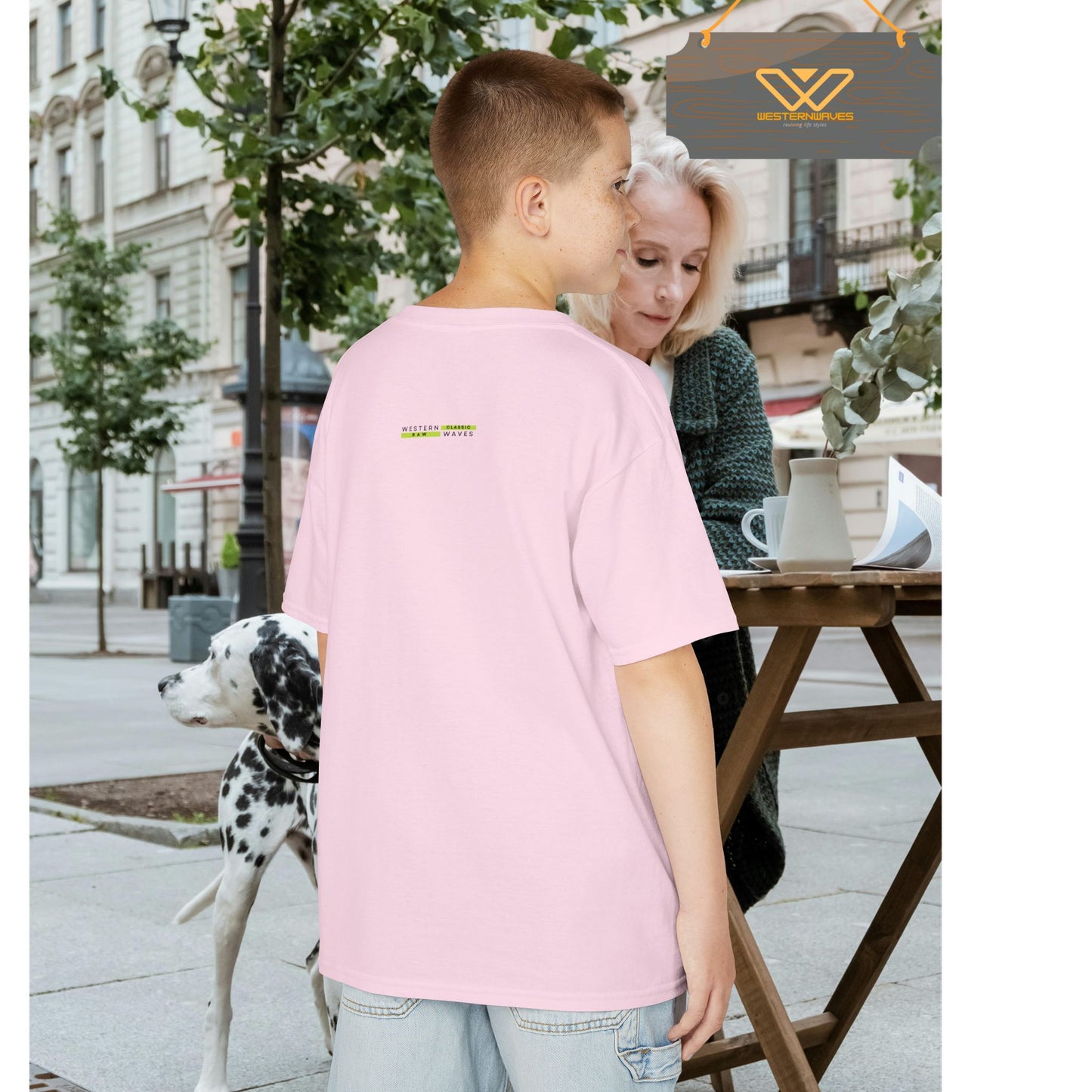 Kids Heavy Cotton™ Tee_ N3+ Series KHCT PT2WW004_ Limited Edition Durable Comfort for Every Adventure by WesternWaves: