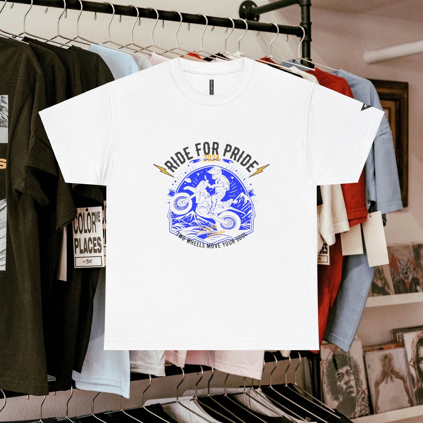 Unisex Heavy Cotton Tee_ Crafted from premium 100% cotton_ N3+ Series UHCT PT2WV004_ Limited Edition by WesternWaves: