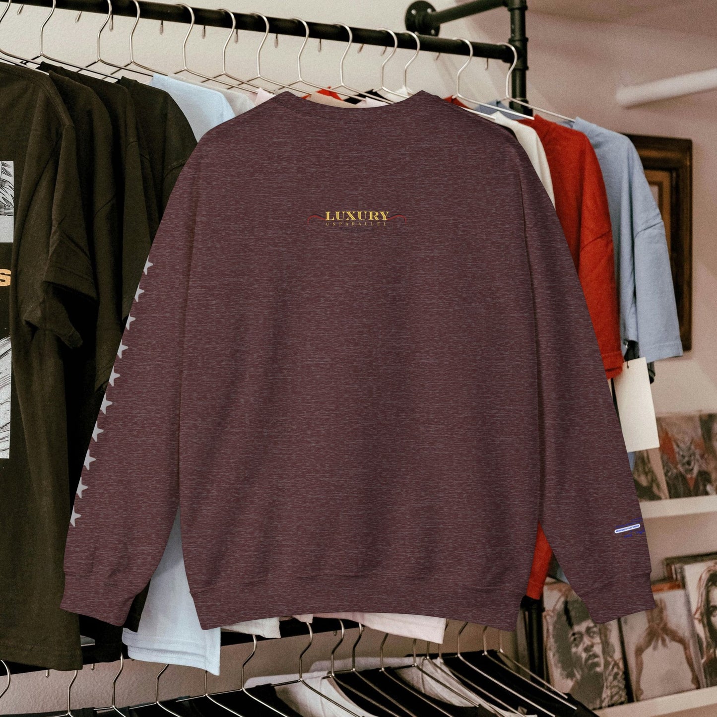 Unisex Heavy Blend™ Crewneck Sweatshirt_ N+ Series UHBCSS PT2WW028_ Limited Edition by WesternWaves: