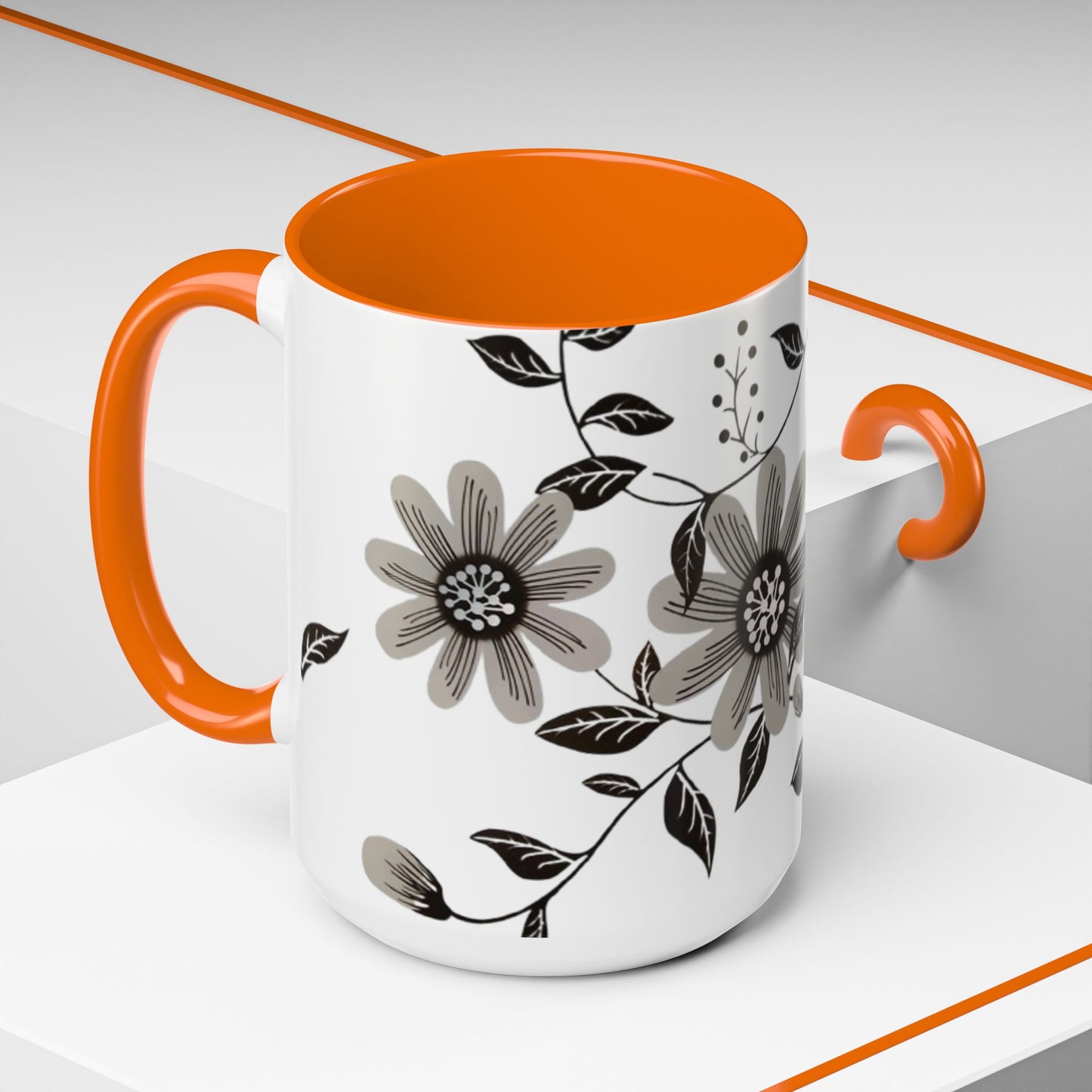 Accent Coffee Mug 11, 15oz_ N3+ Series ACM11OZ PT2WW015_ Limited Edition Perfect Blend of Style by WesternWaves:
