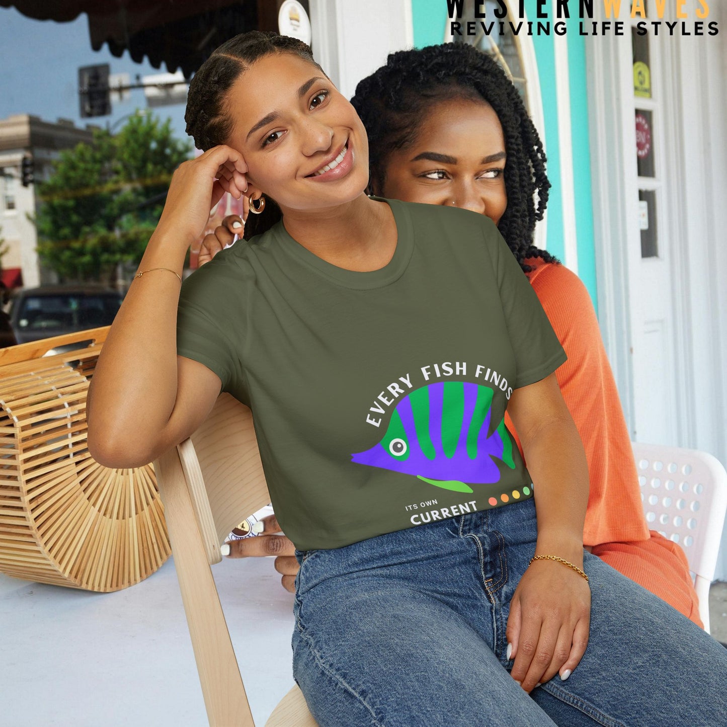 Unisex Softstyle T-Shirt_ N+ Series USSTS FT2WW010_ Limited Edition by WesternWaves: