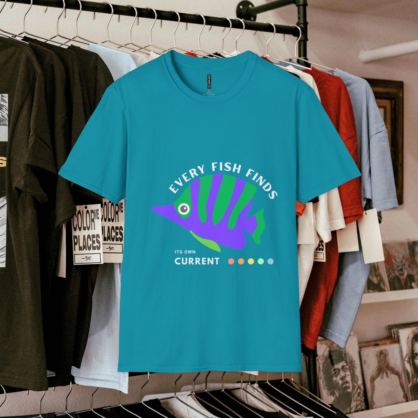 Unisex Softstyle T-Shirt_ N+ Series USSTS FT2WW010_ Limited Edition by WesternWaves: